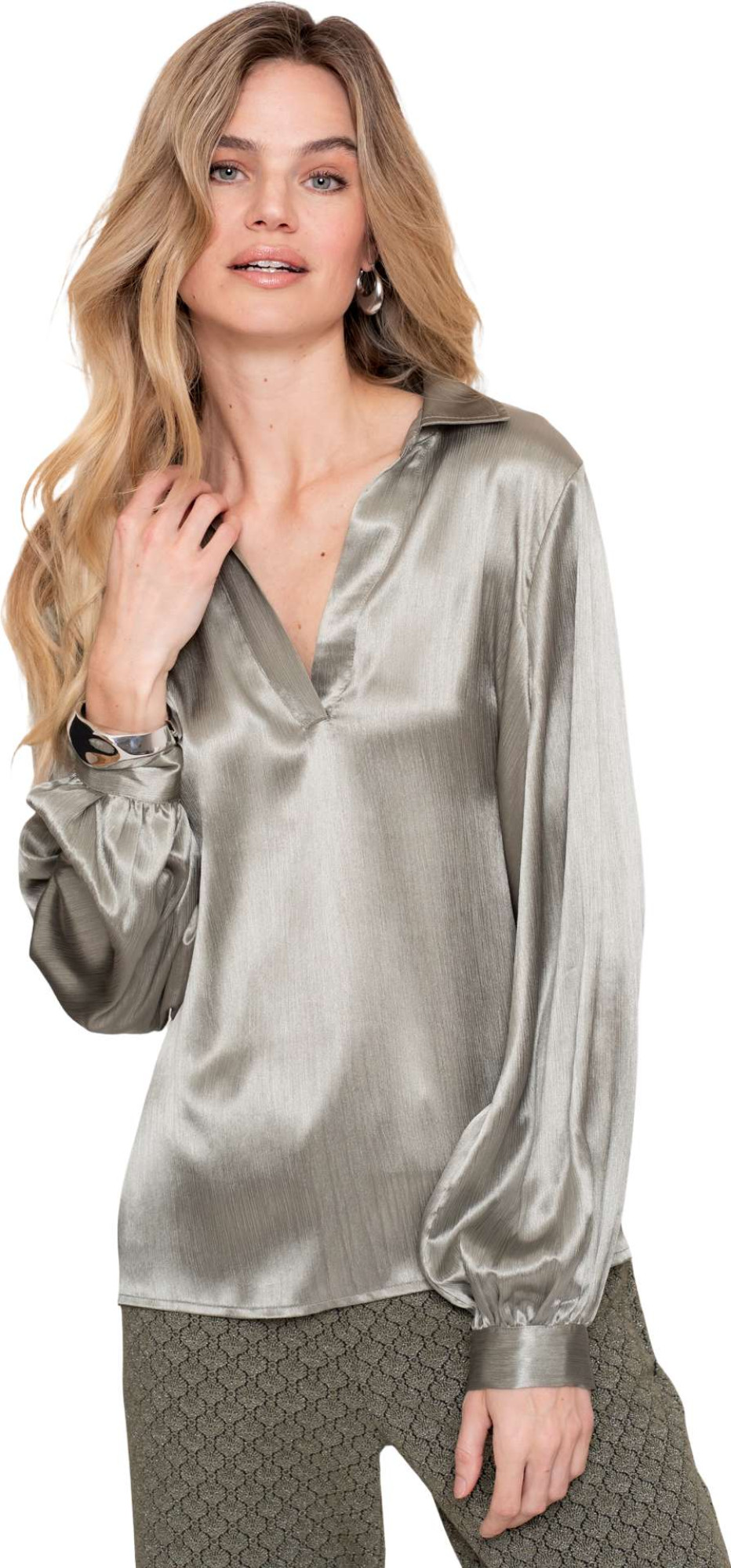 Geisha Blouse soft green