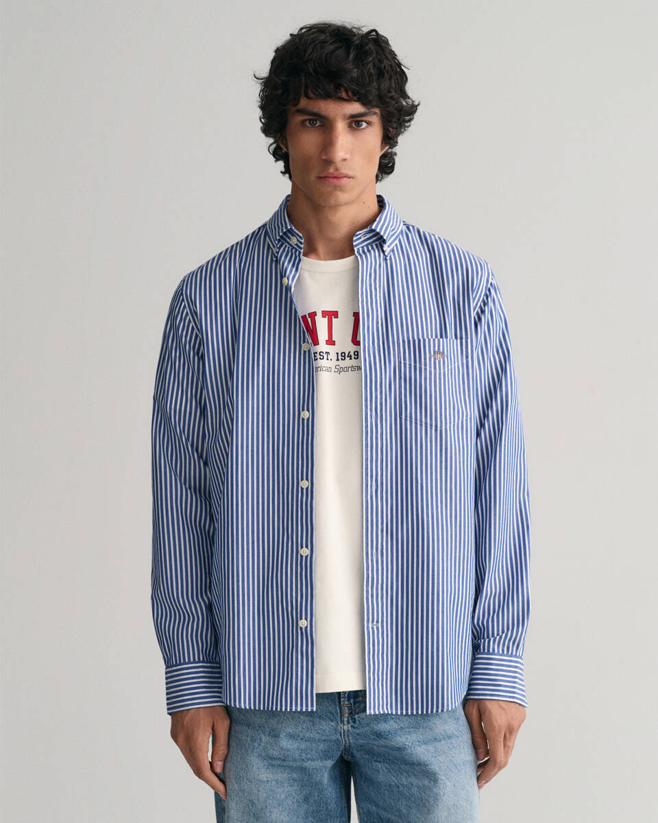 Gant Overhemd lange mouw 3000130 poplin st