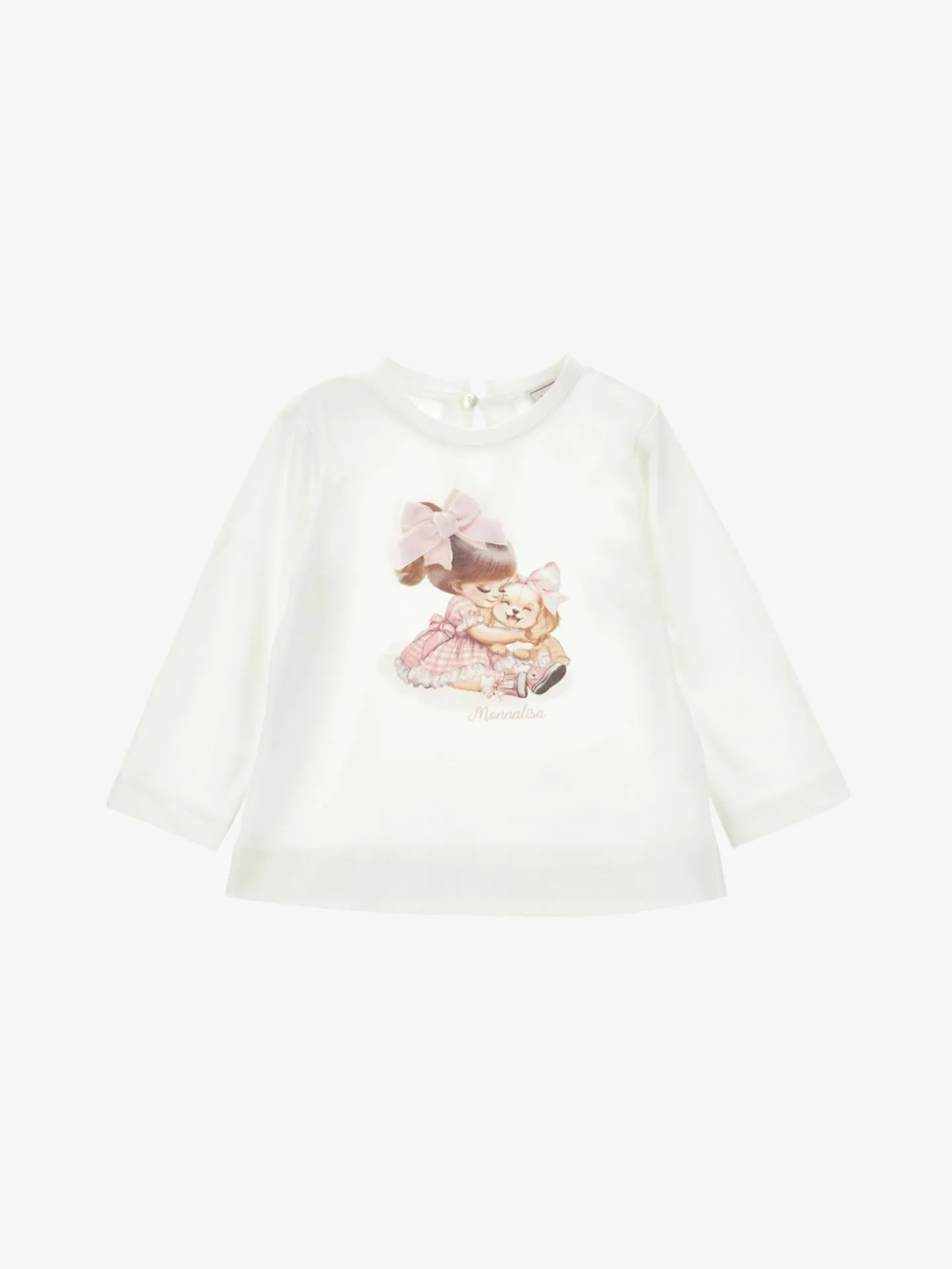 Monnalisa Meisjes baby longsleeve puppy