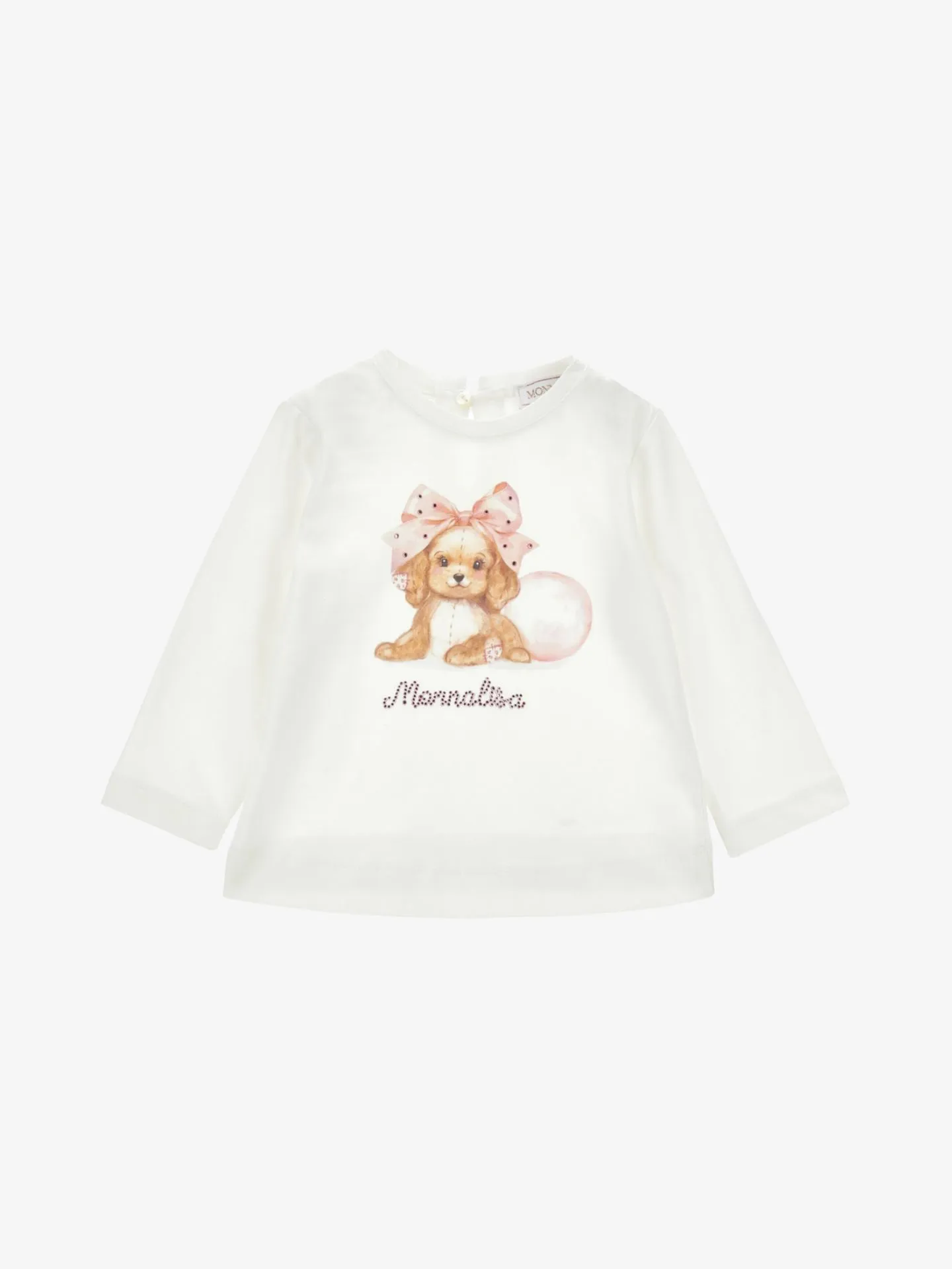 Monnalisa Meisjes baby longsleeve puppy