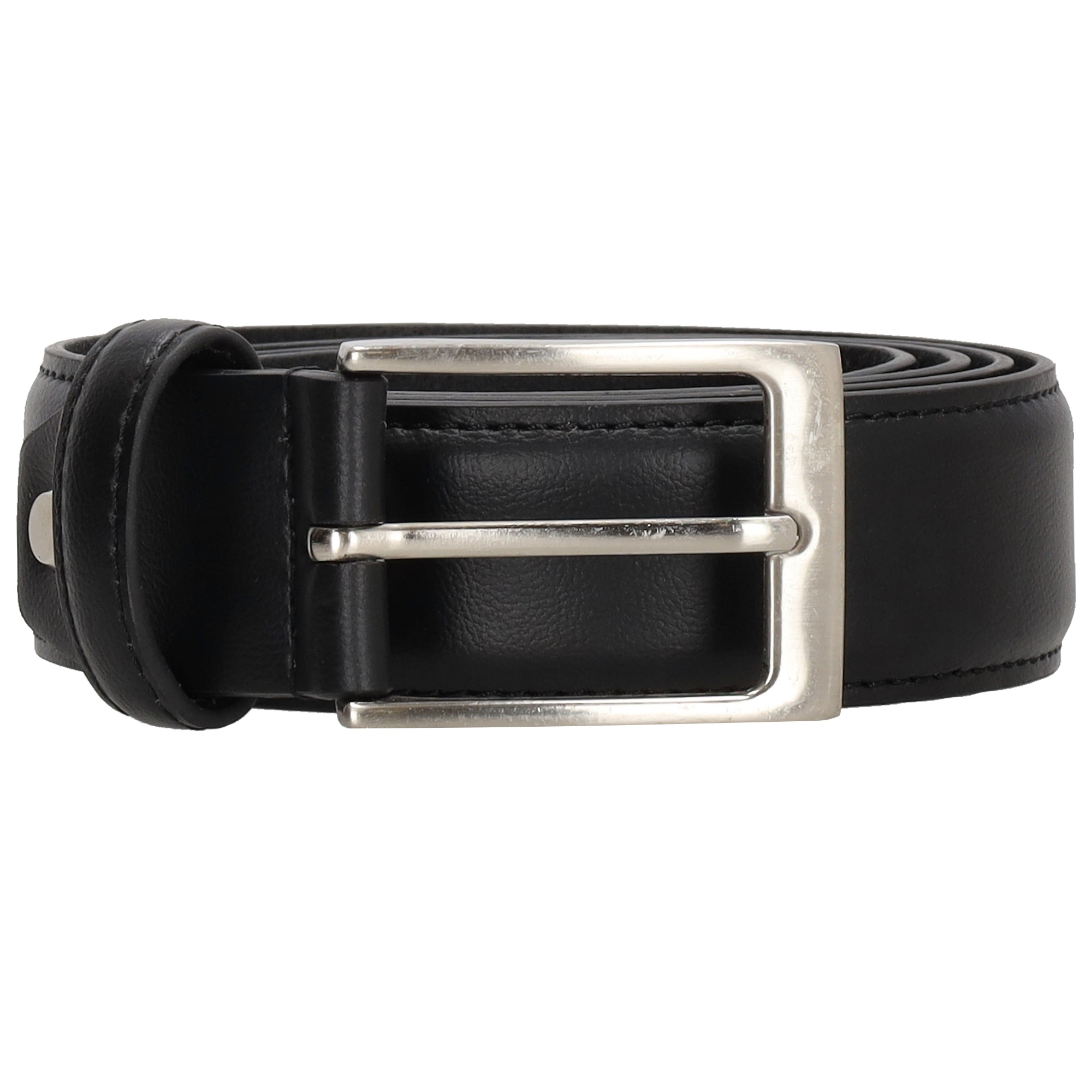 Zenino Lederen riem carson zwart cm
