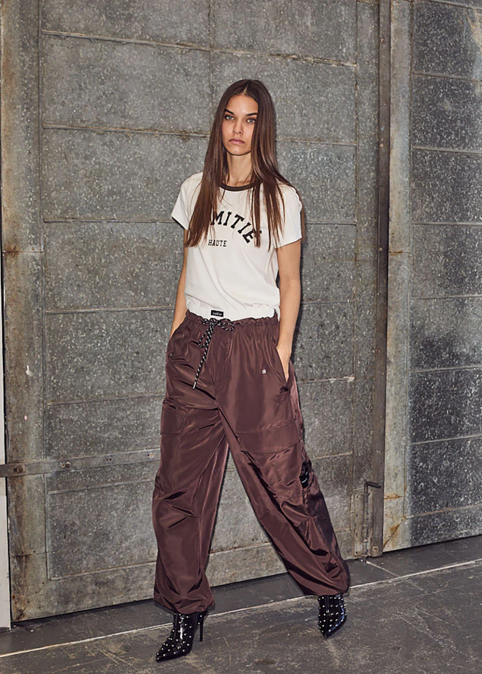 Haute L'Amitié Haute l’amitié cargo pull on tall trouser