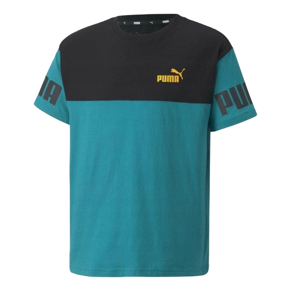 Puma Power colour block t-shirt voor kinderen