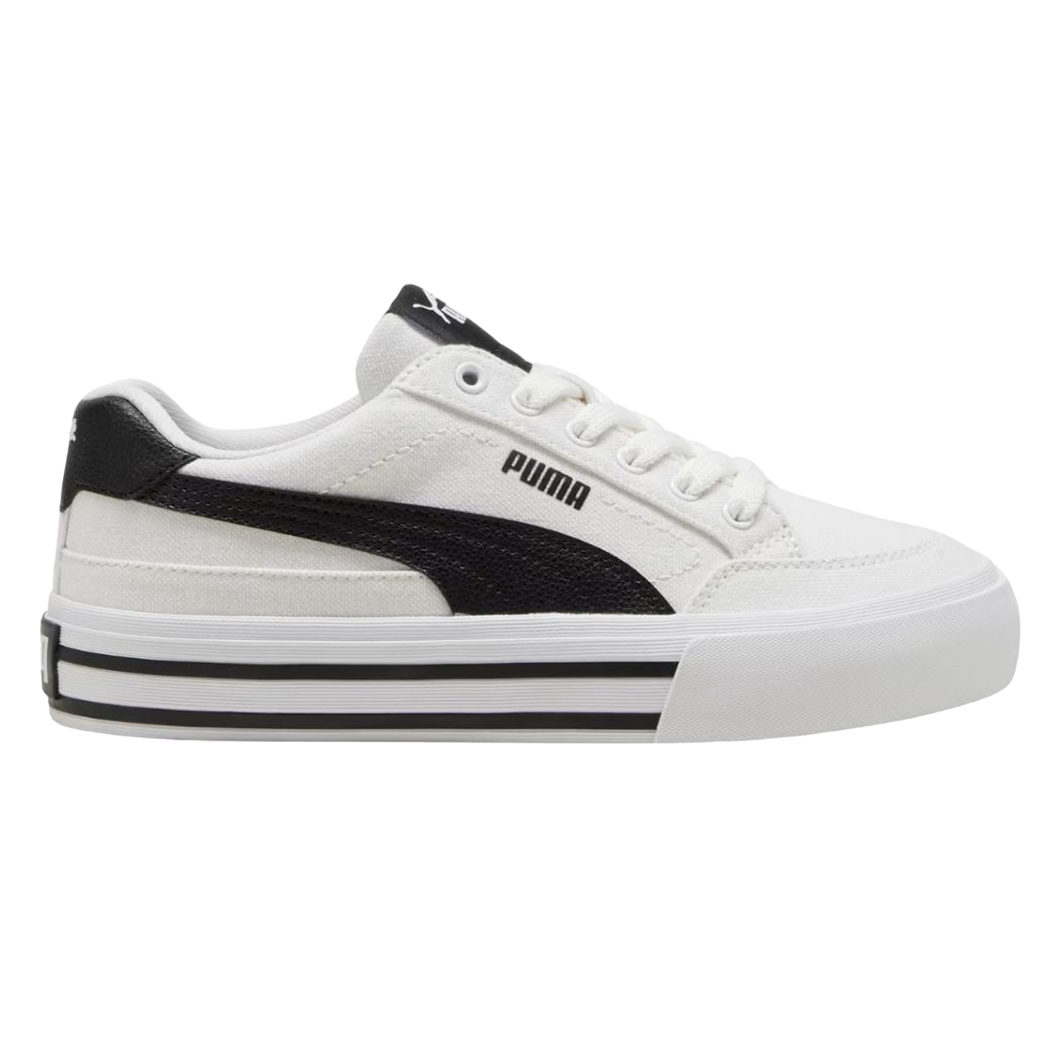 Puma Kinderen/kinderen court classic vulcanized formstrip leren trainers