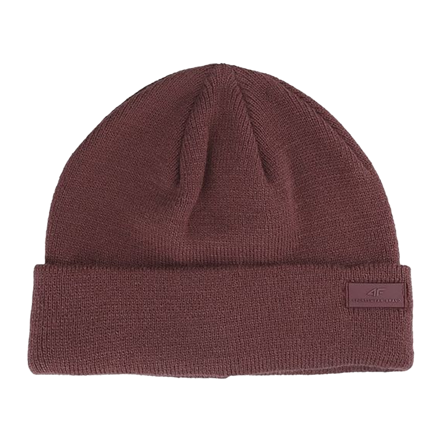 4F M307 effen omgeslagen muts
