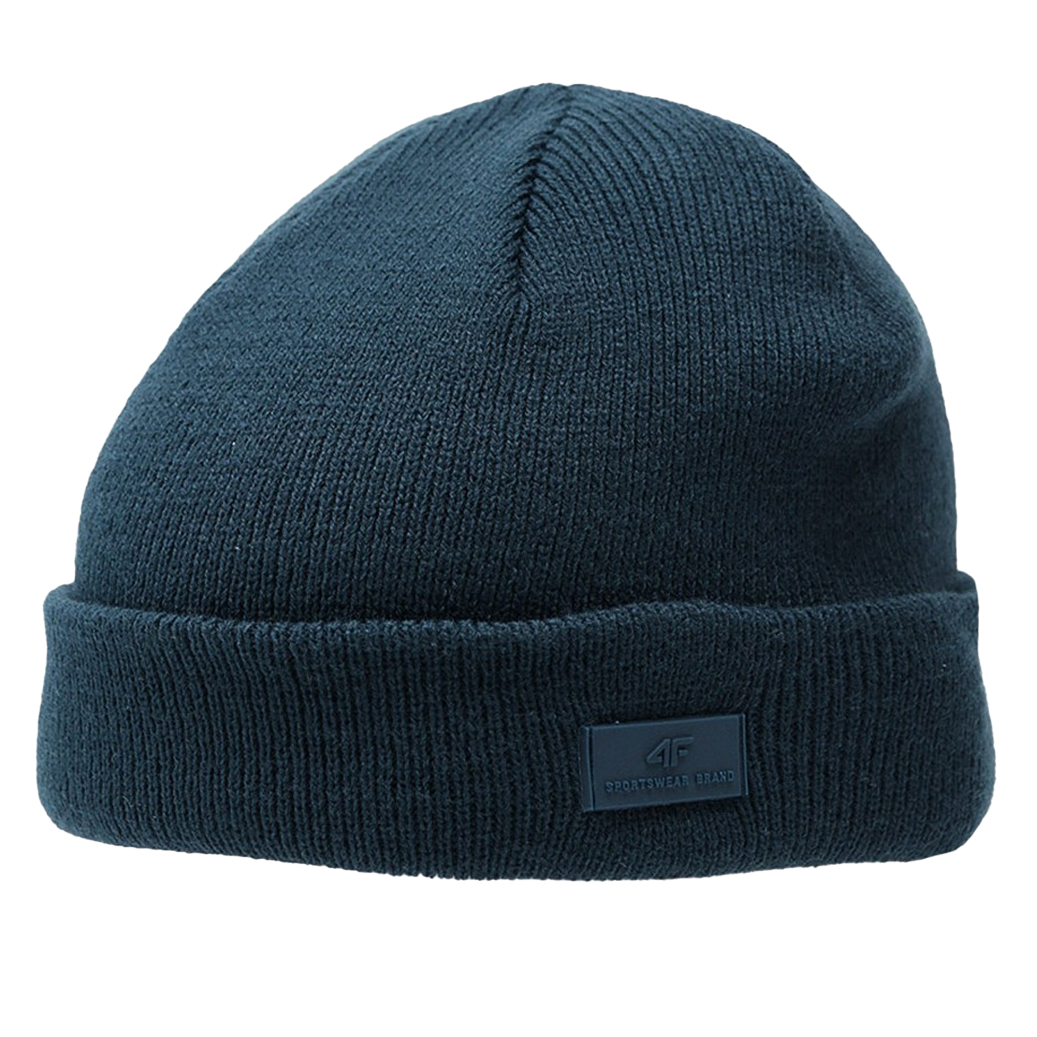 4F M307 effen omgeslagen muts
