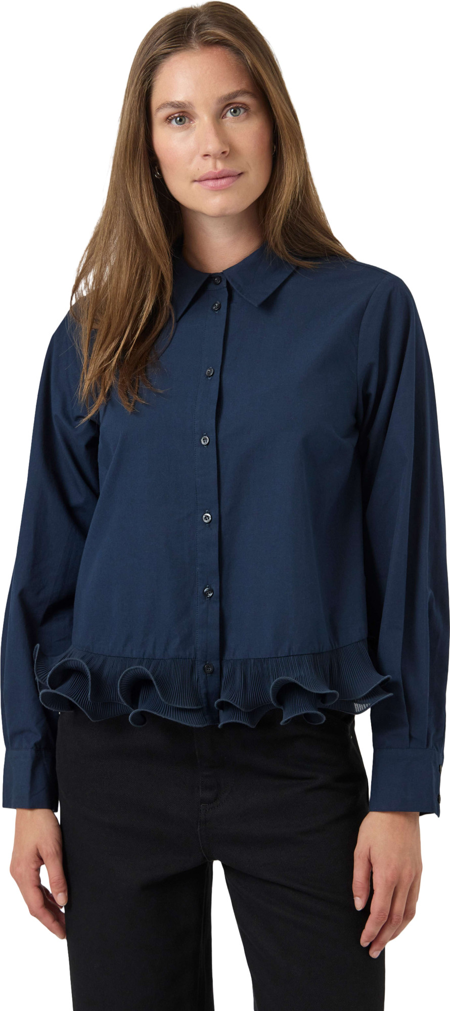 Y.A.S Yastravis ls shirt s. navy r