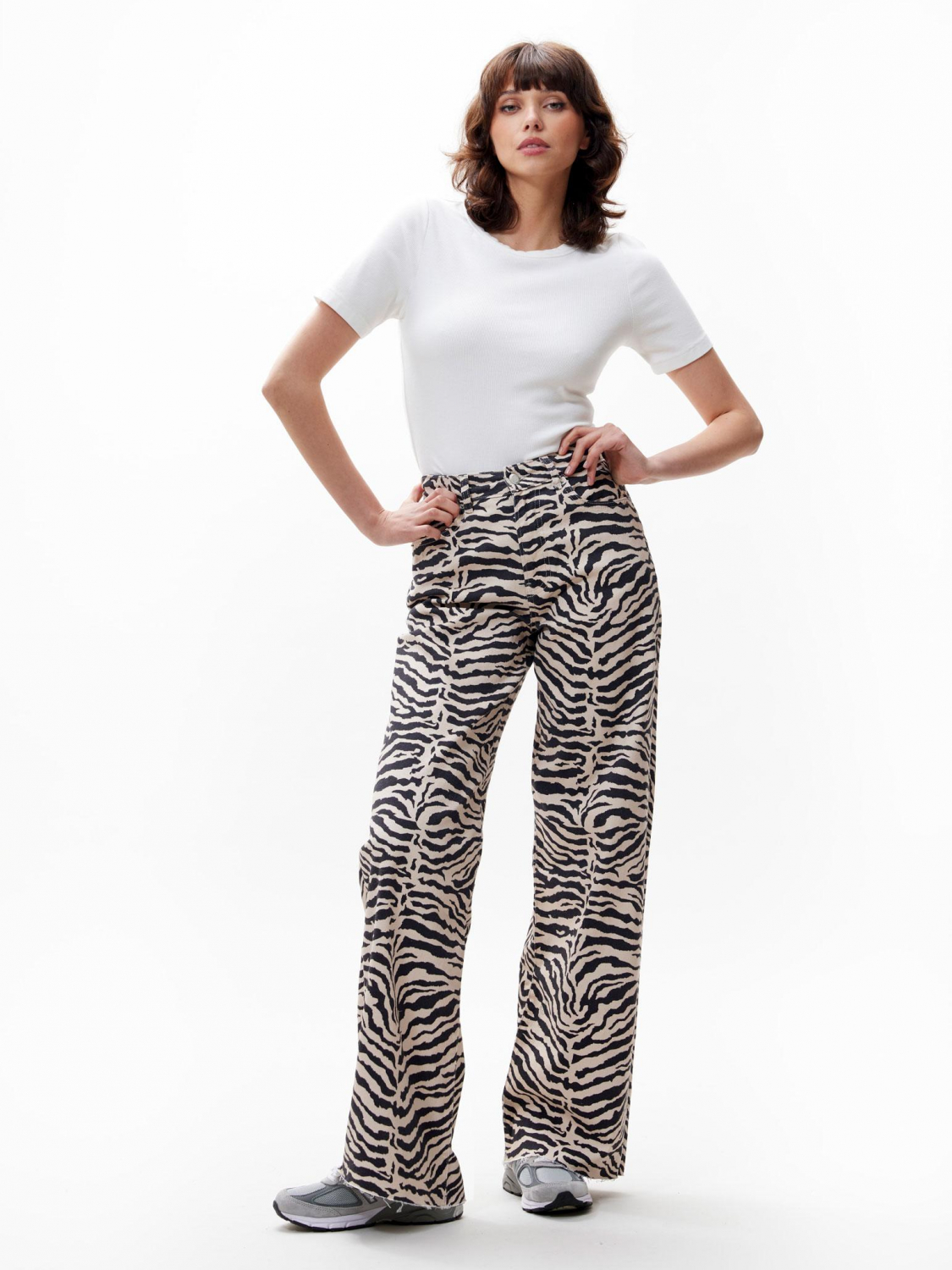 Catwalk Junkie Loose fit zebra jeans Catwalk Junkie