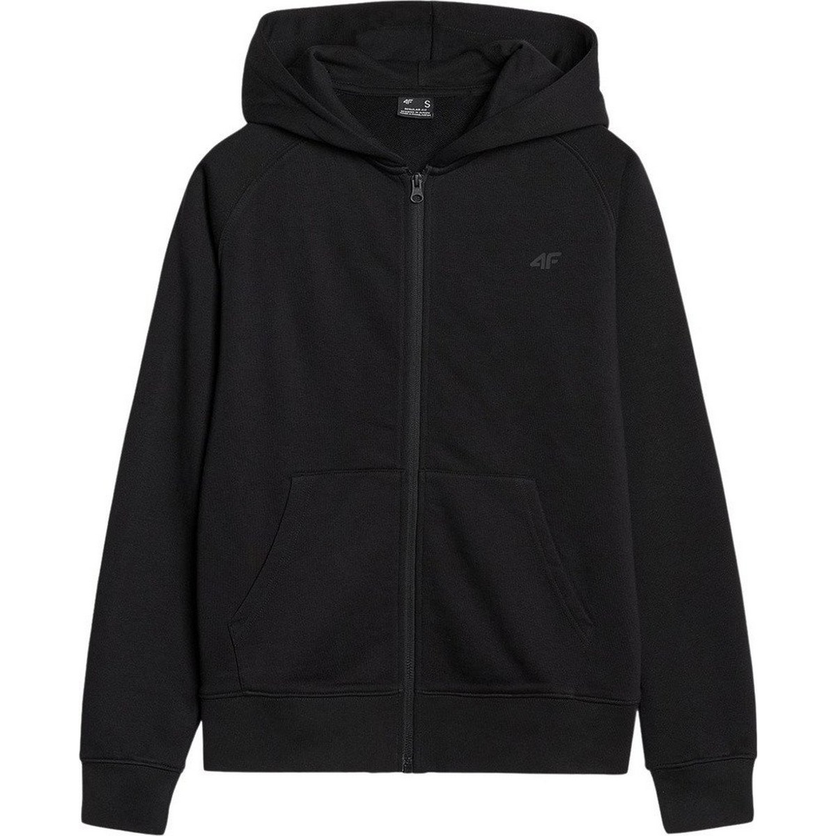 4F Dames f1763 hoodie met volledige rits