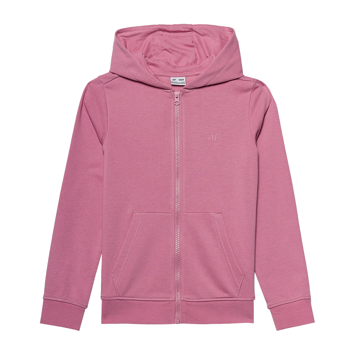 4F Kinderen/kids jwss24tswsf0919 hoodie met volledige rits