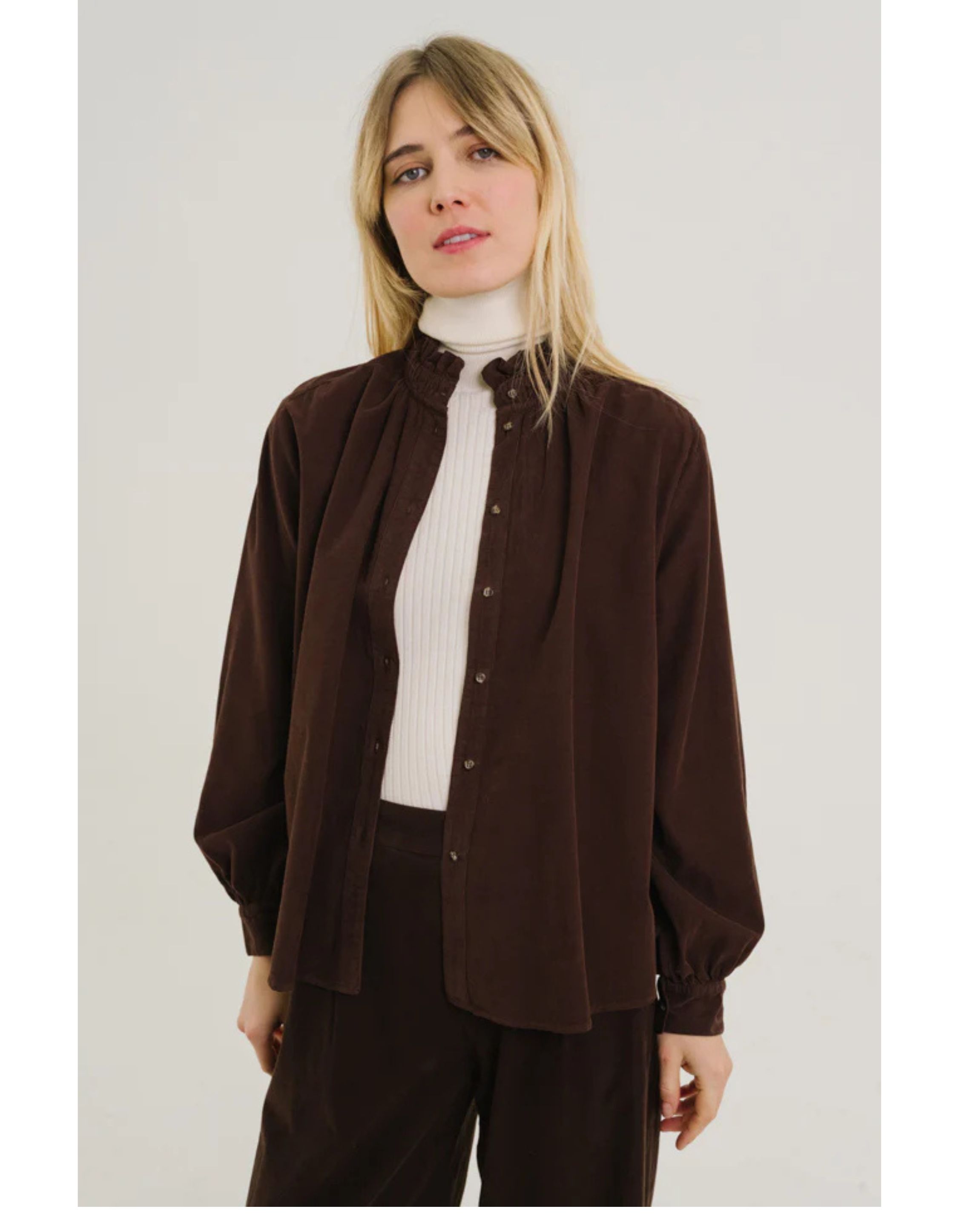 Sacrécoeur Cacao blouses soline