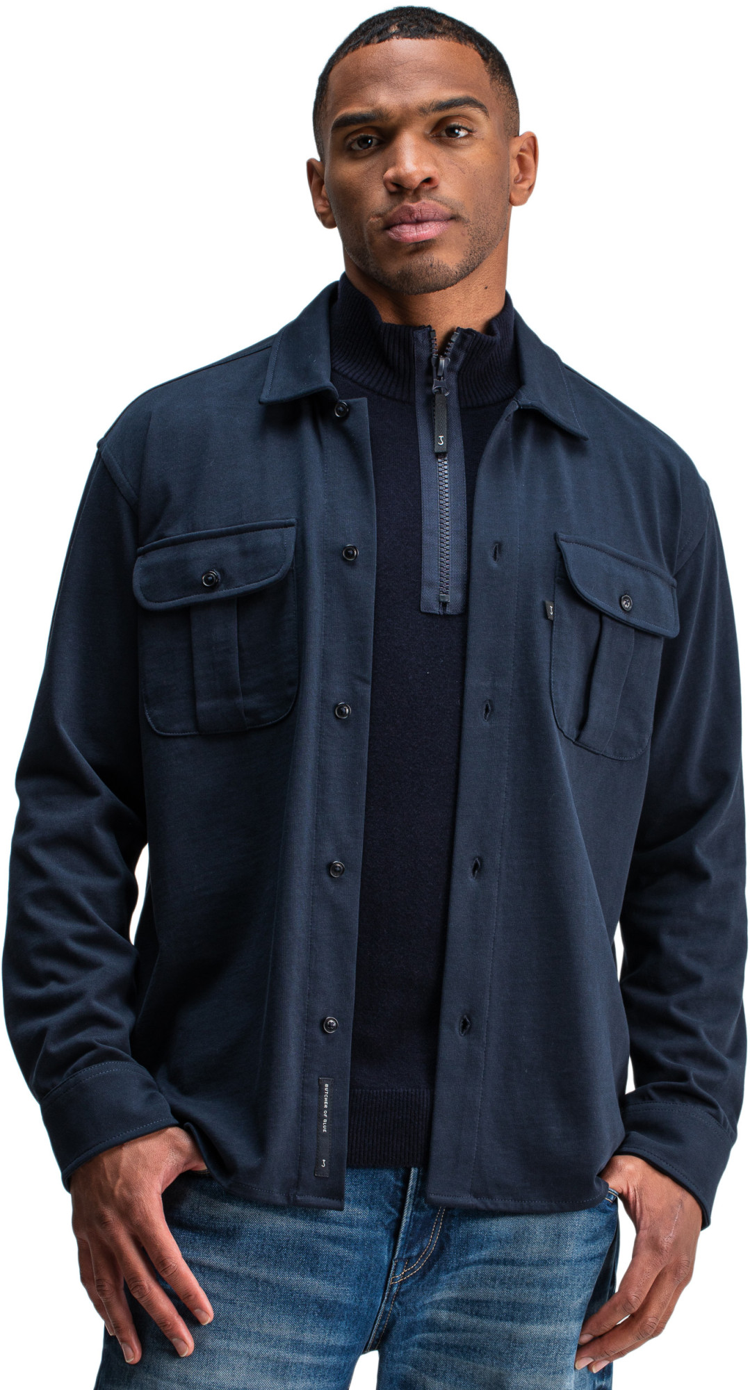 Butcher of Blue Phil jersey overshirt
