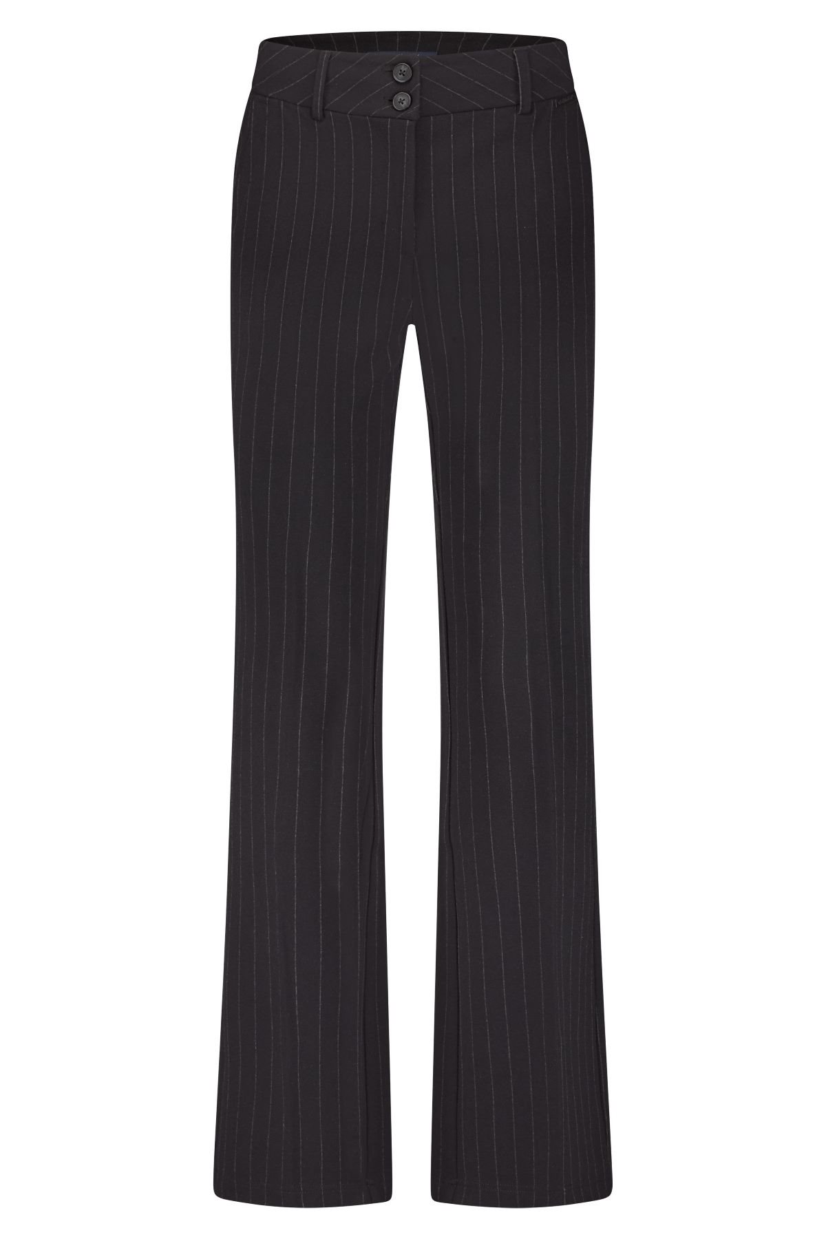 Red Button Bibette pinstripe