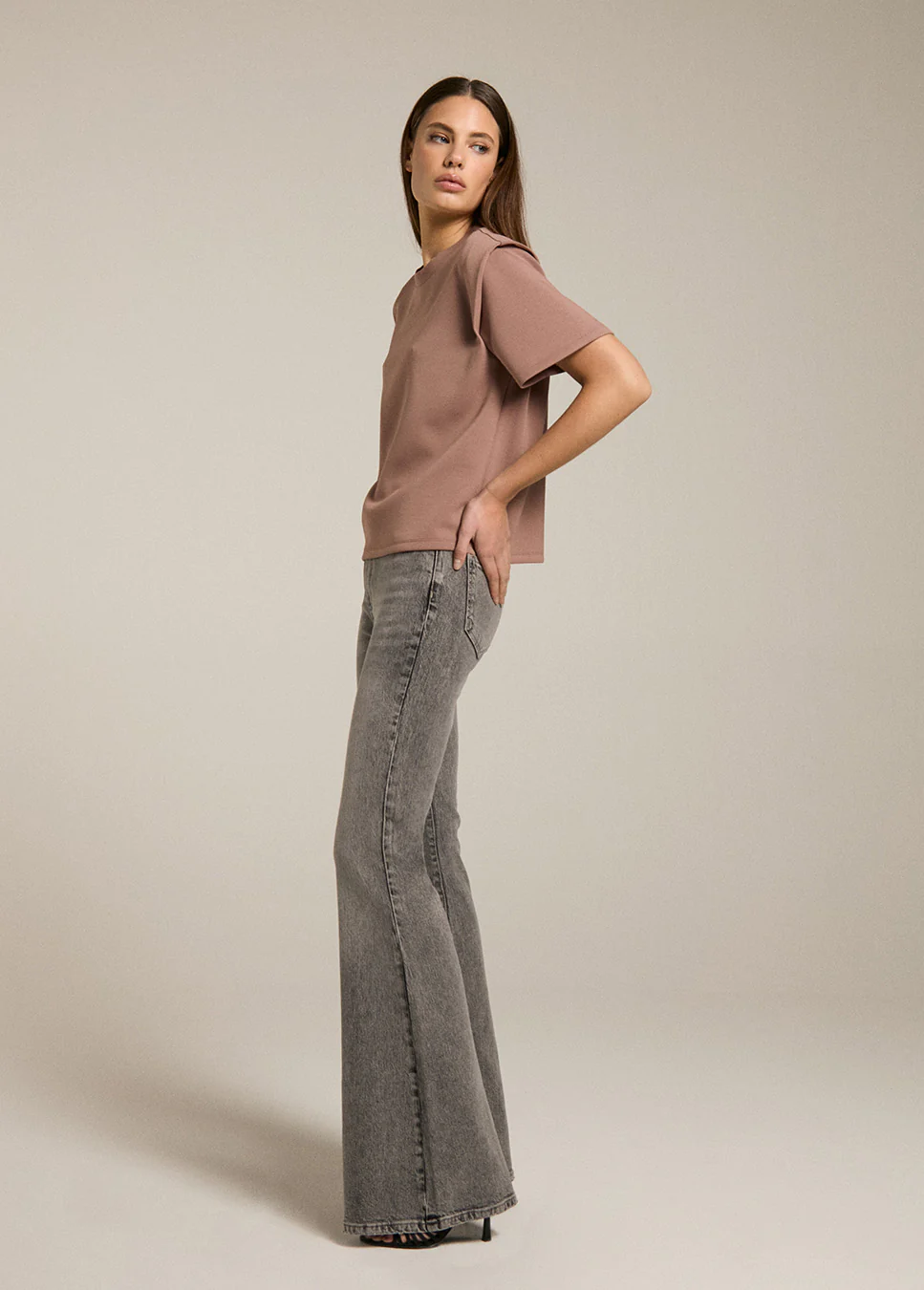 Homage to Denim Homage angelina wide flared jeans