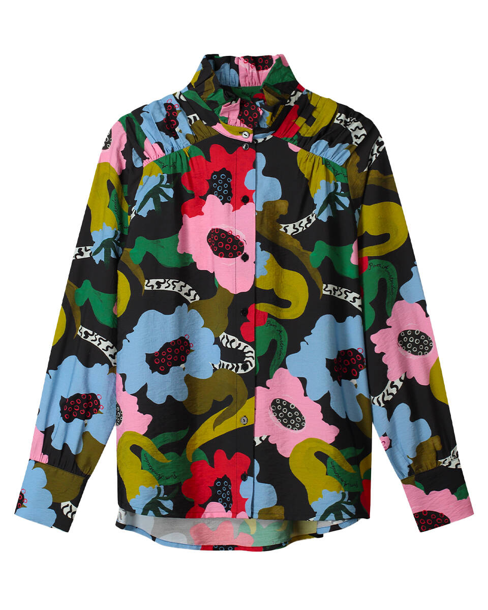 Pom Amsterdam Blouse lange mouw sp9291