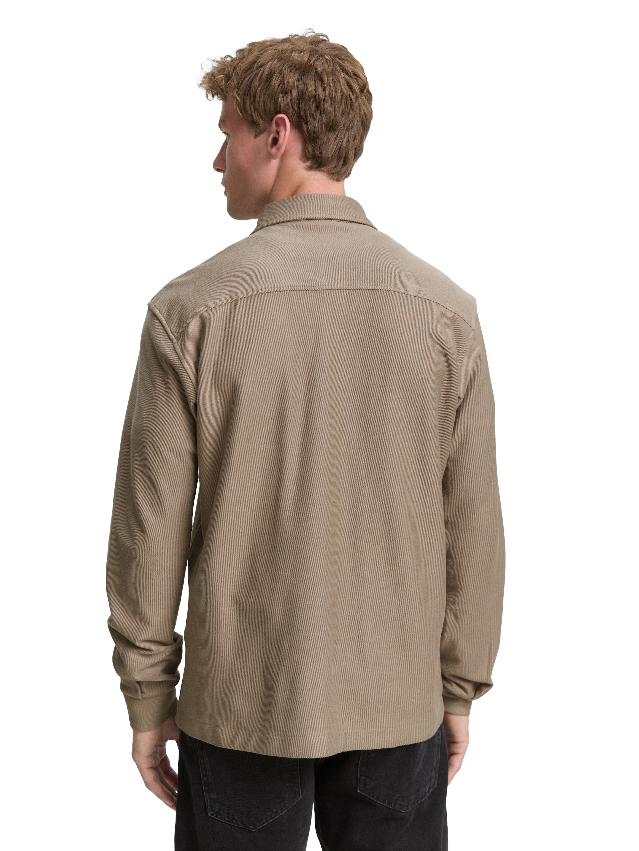 Tom Tailor Relaxed twill jersey shirt