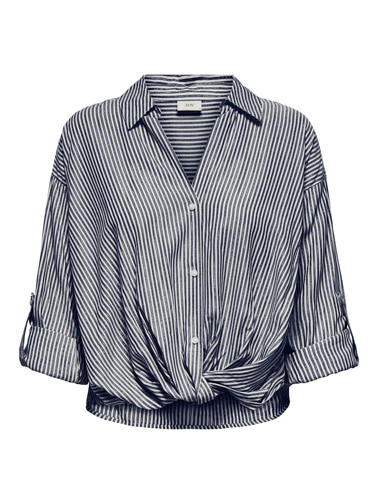 Jacqueline de Yong Jdyselma ls knot lurex shirt wvn dessin