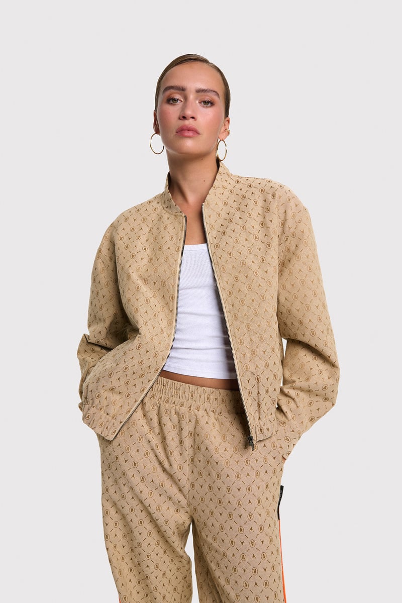 Alix The Label 2508418337 ladies woven logo jacket