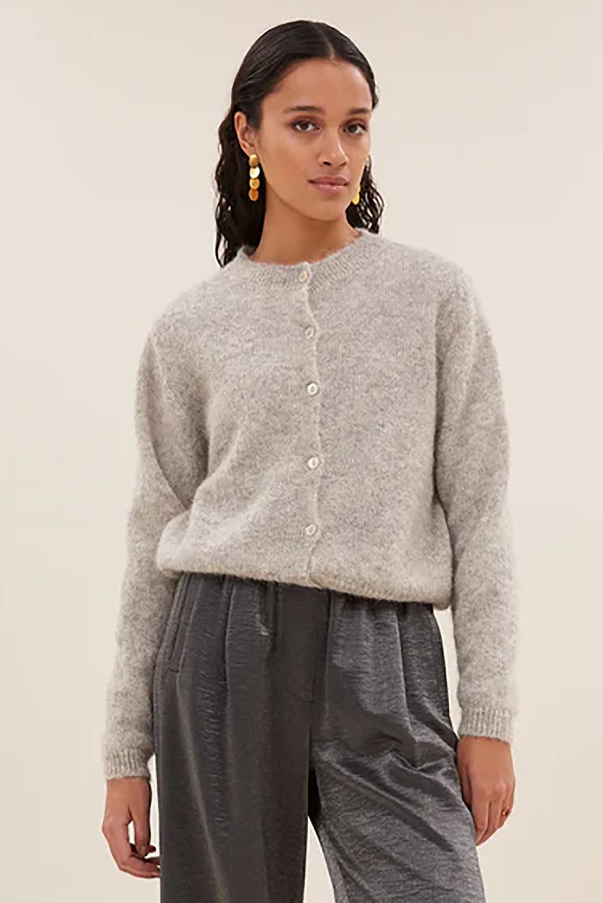 By-Bar Amsterdam 25514004 cleo natural cardigan