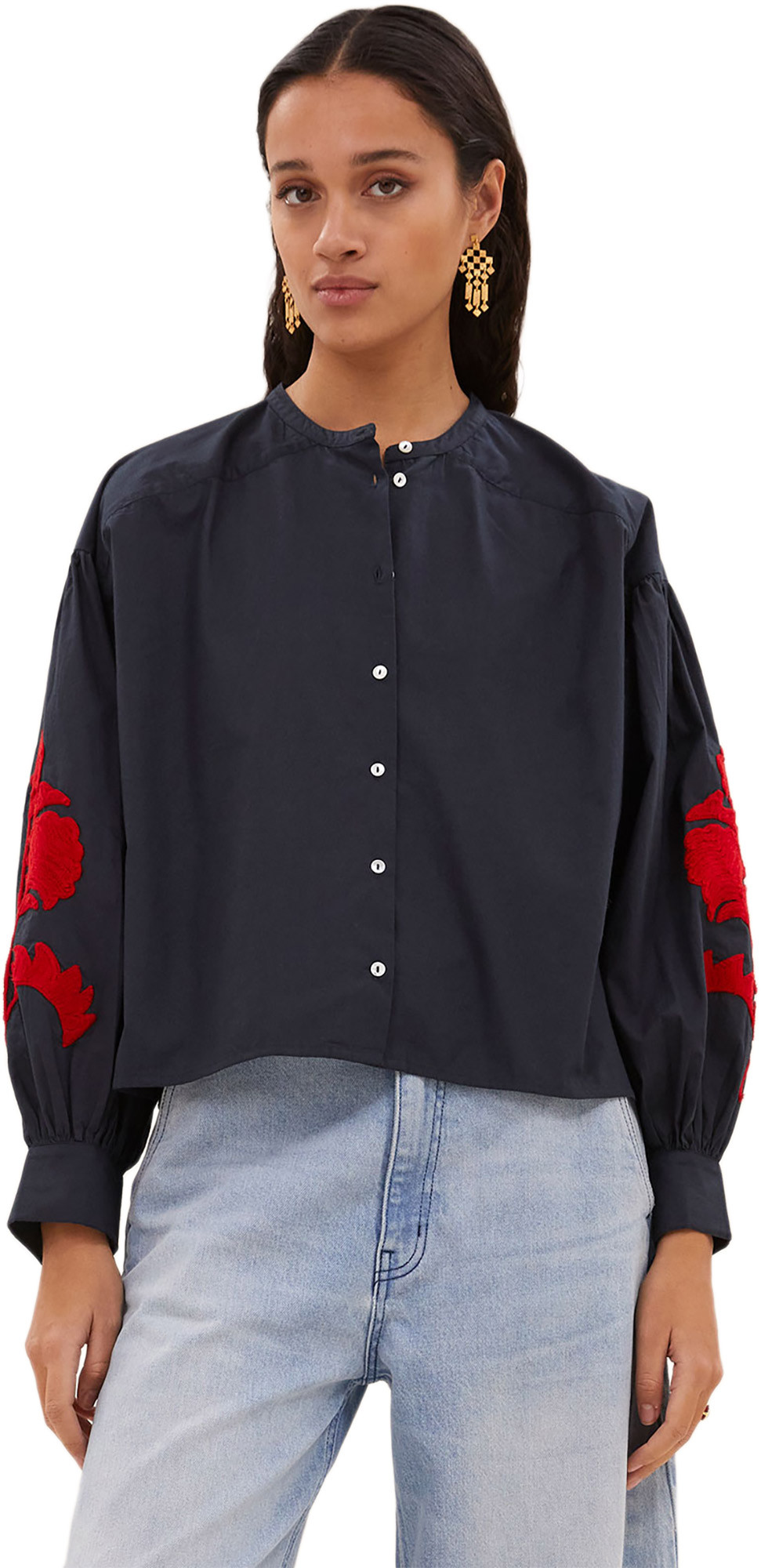 By-Bar Amsterdam Janet blouse midnight