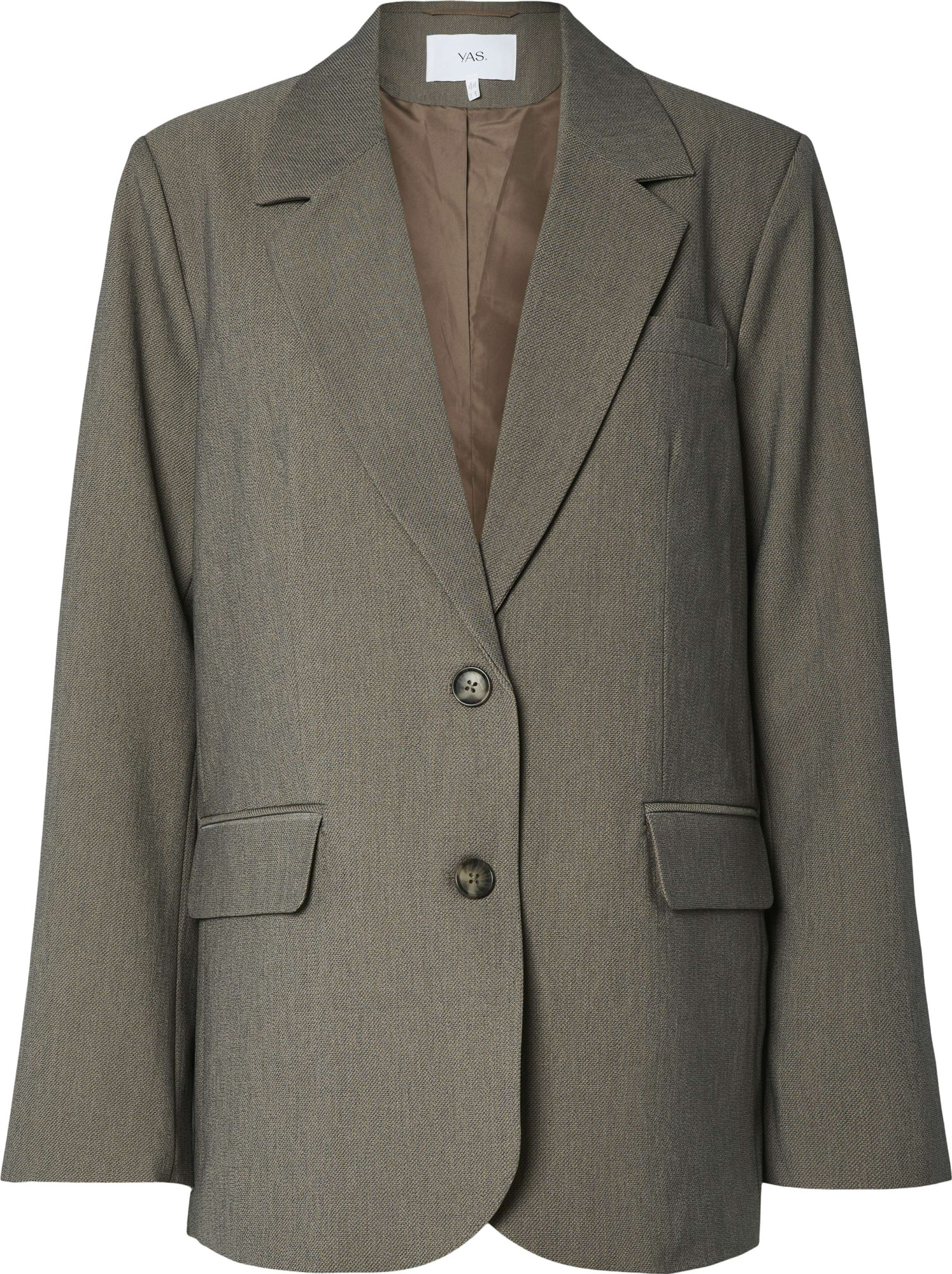 Y.A.S Yasreemaj ls blazer noos grey melange