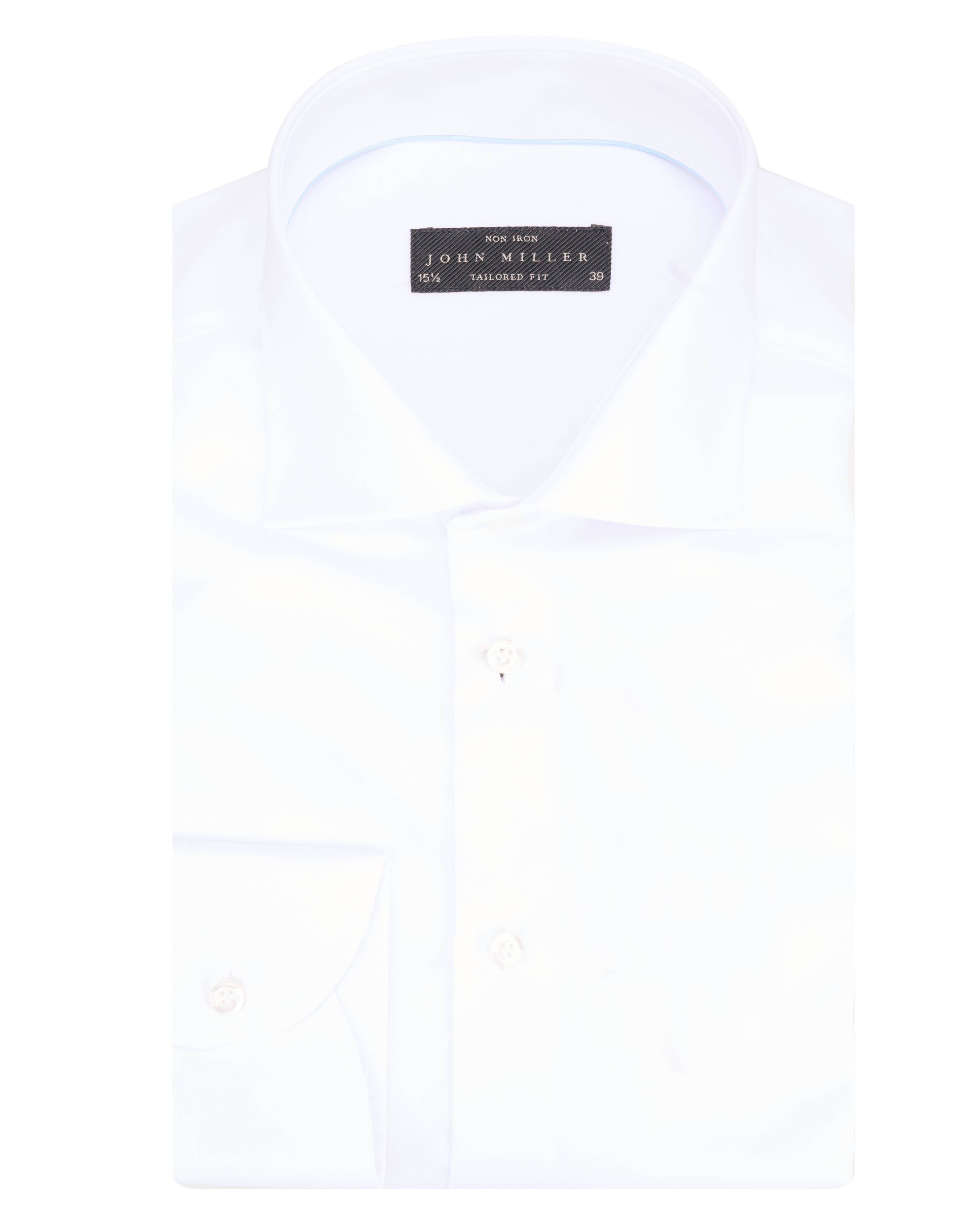 John Miller Tailored fit overhemd lange mouw