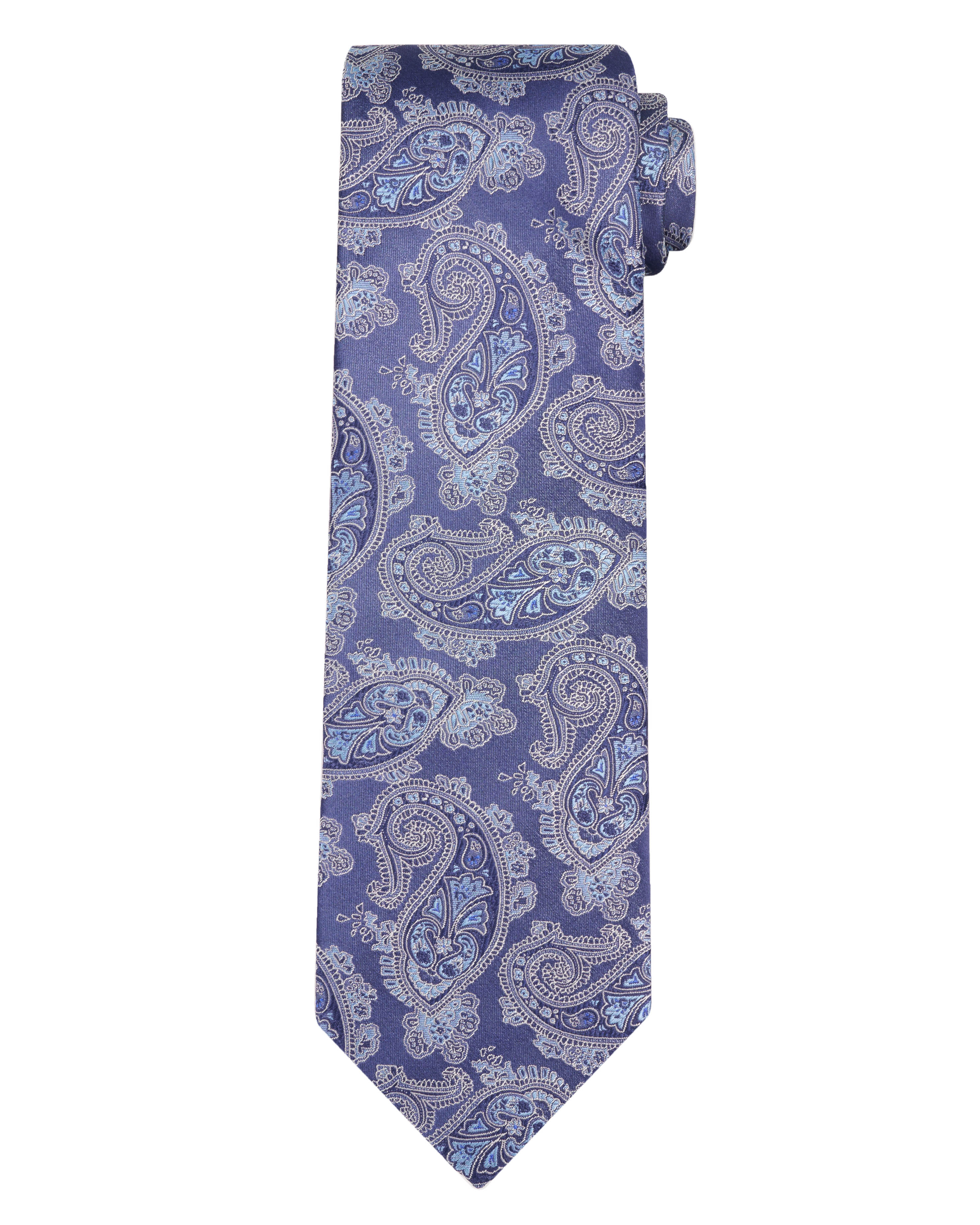 Eton Paisley woven silk tie