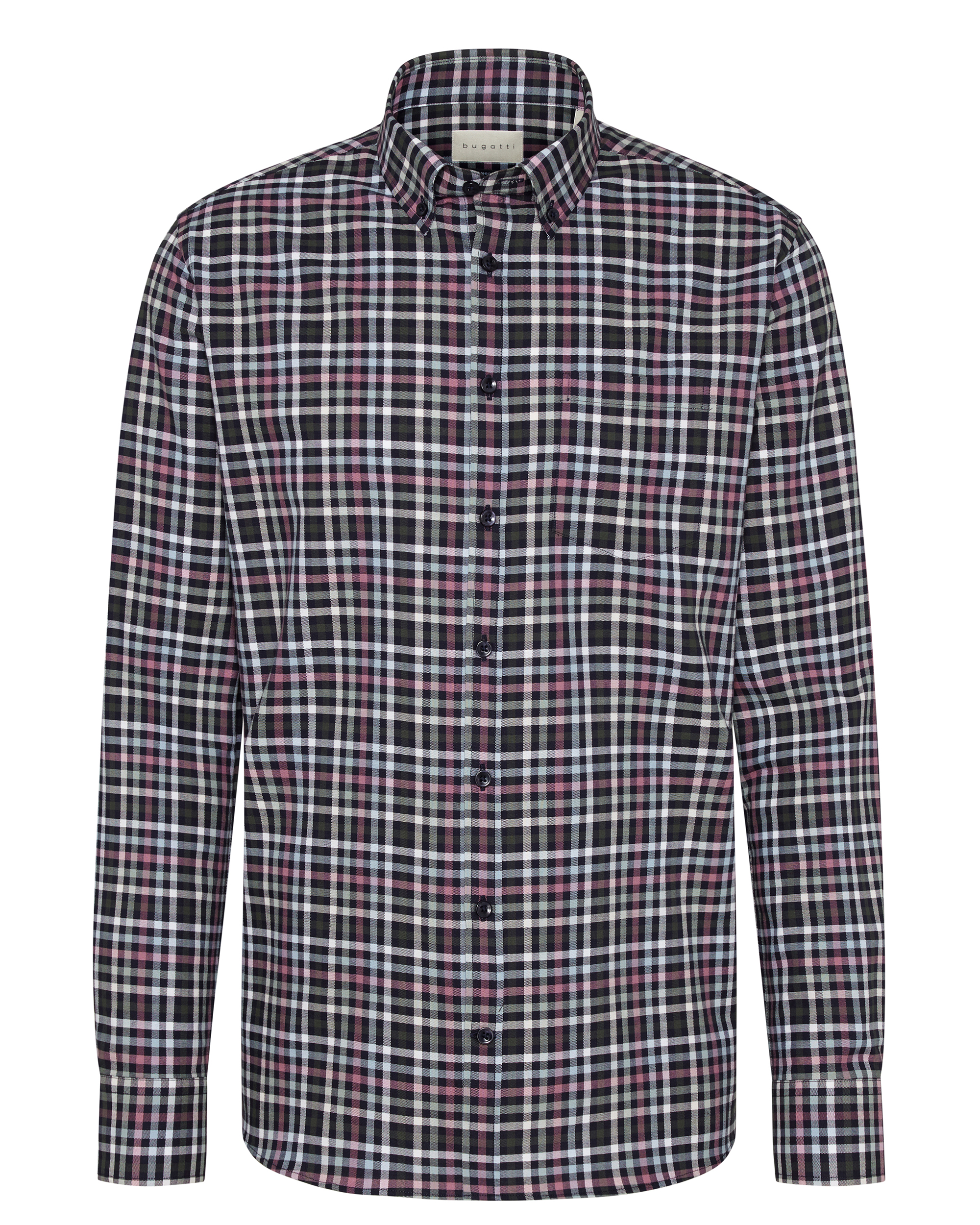 Bugatti Clothing casual overhemd met lange mouwen