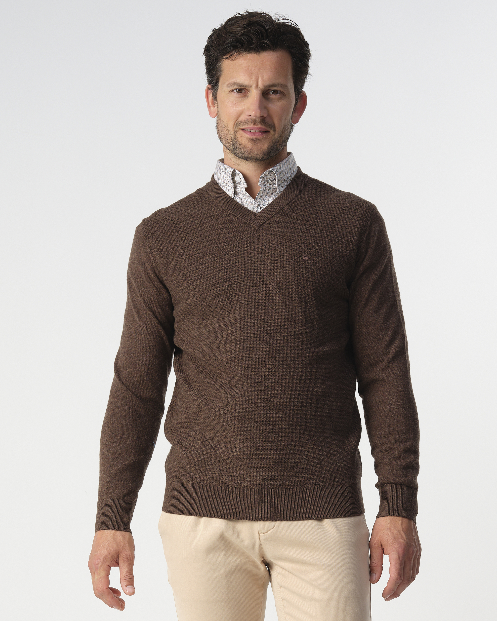 Campbell Harvey v-neck sweater
