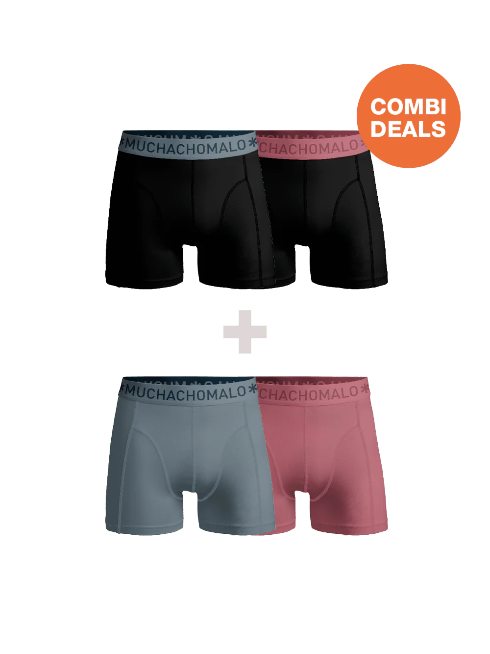 Muchachomalo Jongens 2+2-pack boxershorts