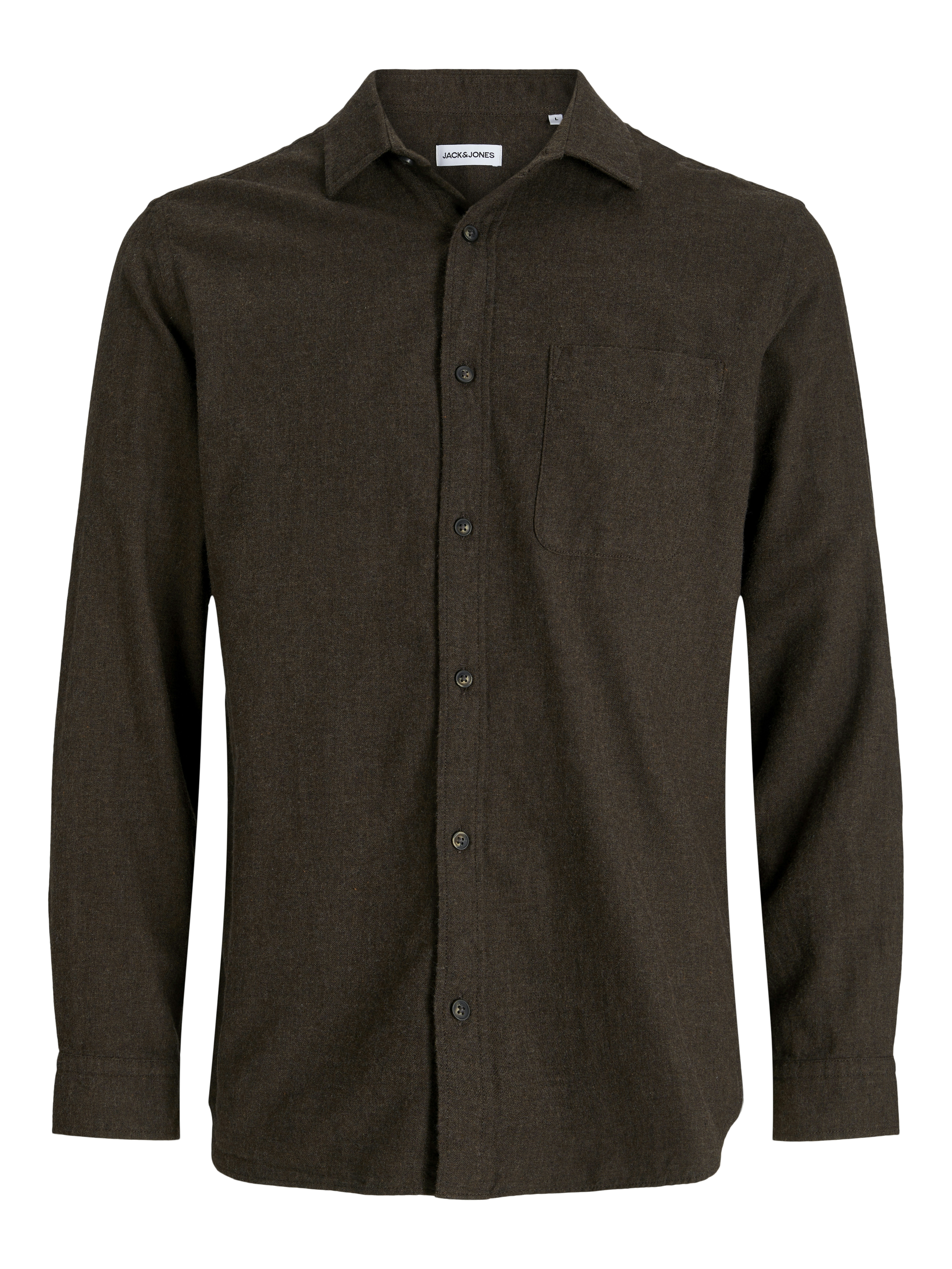 Jack & Jones Overhemd met lange mouwen JJECLASSIC MELANGE SHIRT L/S NOOS