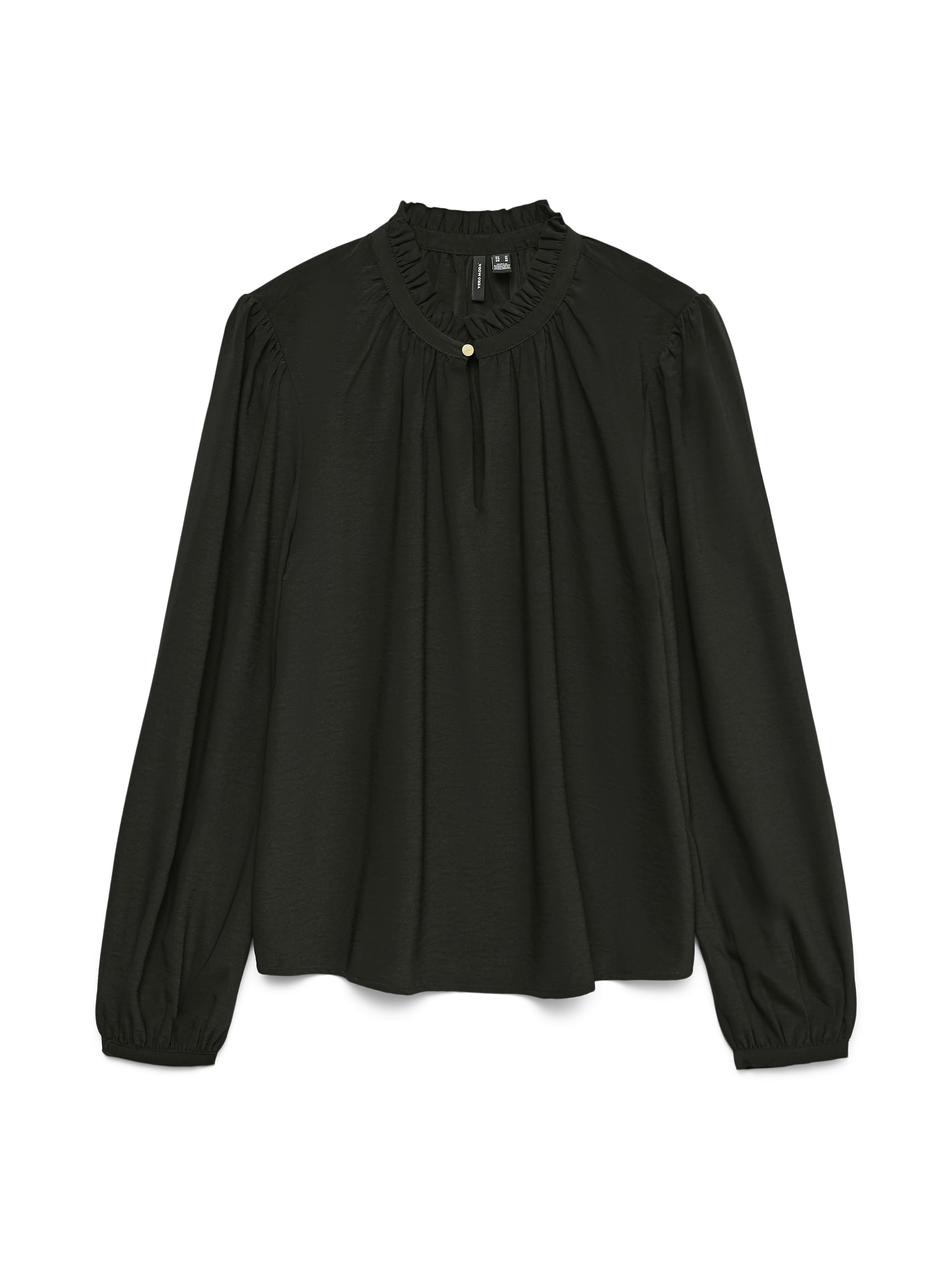 Vero Moda Vmani ls frill top wvn ga