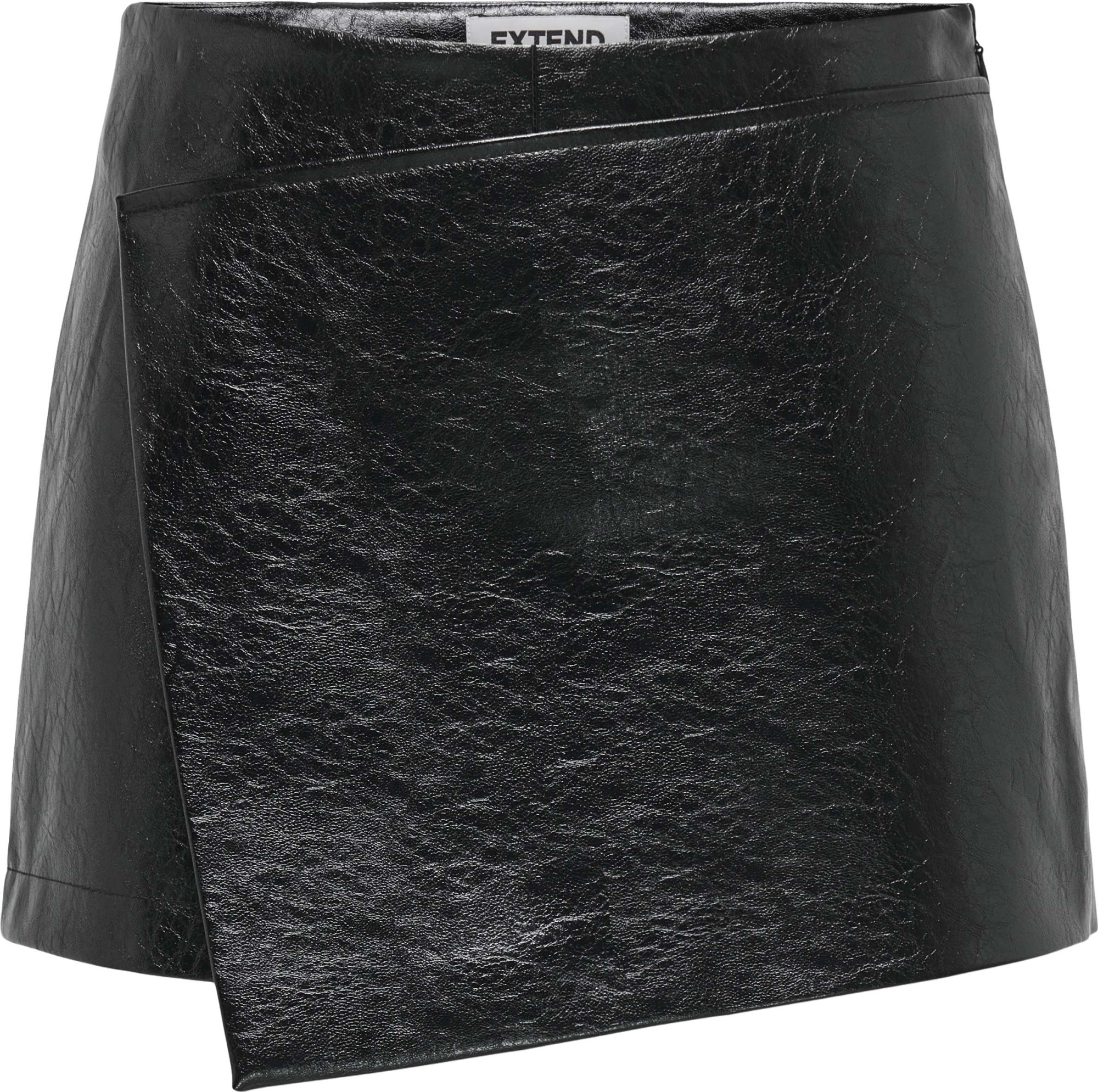 Only Onlrebel hw faux leather skort xt pnt black