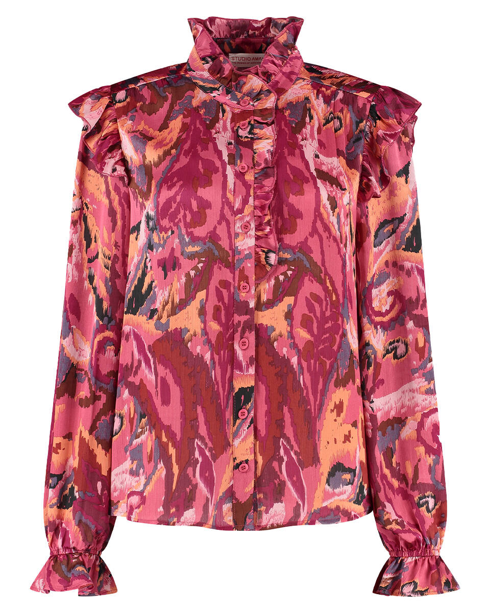Studio Amaya Blouse lange mouw 253-50 mila