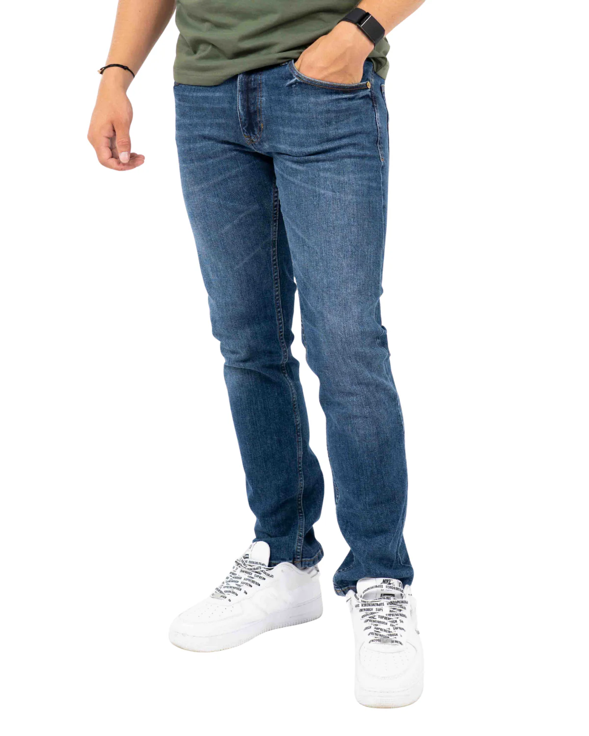 Versace Slim milano 5-pocket broek