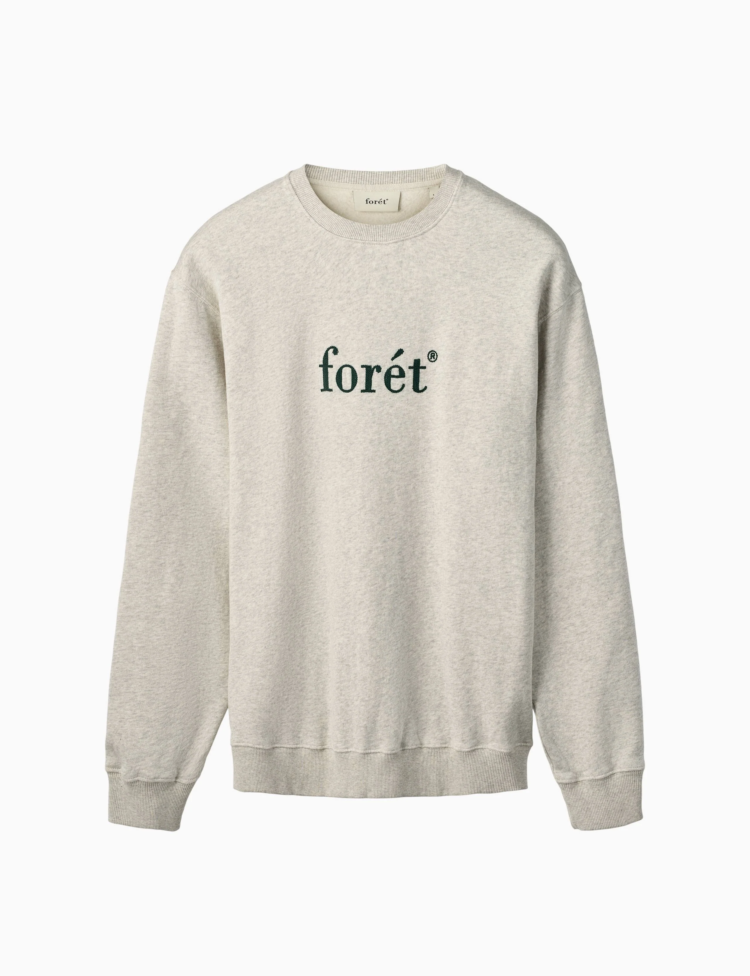 Foret boat sweatshirt f7007 snow melange dark green