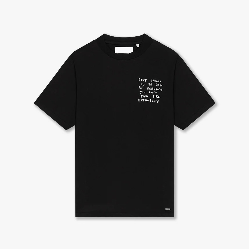 Croyez Homme liked by everybody t-shirt cr1-pf25-13 2900 black