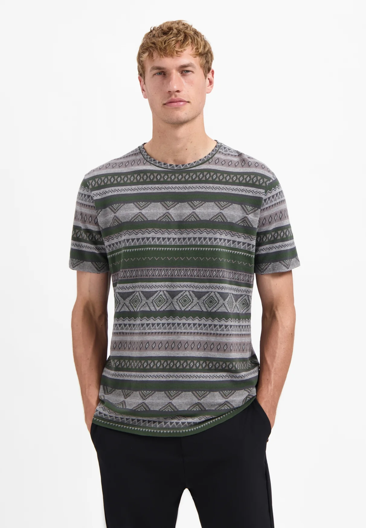 No Excess Heren shirt 29350714 102 grey melange