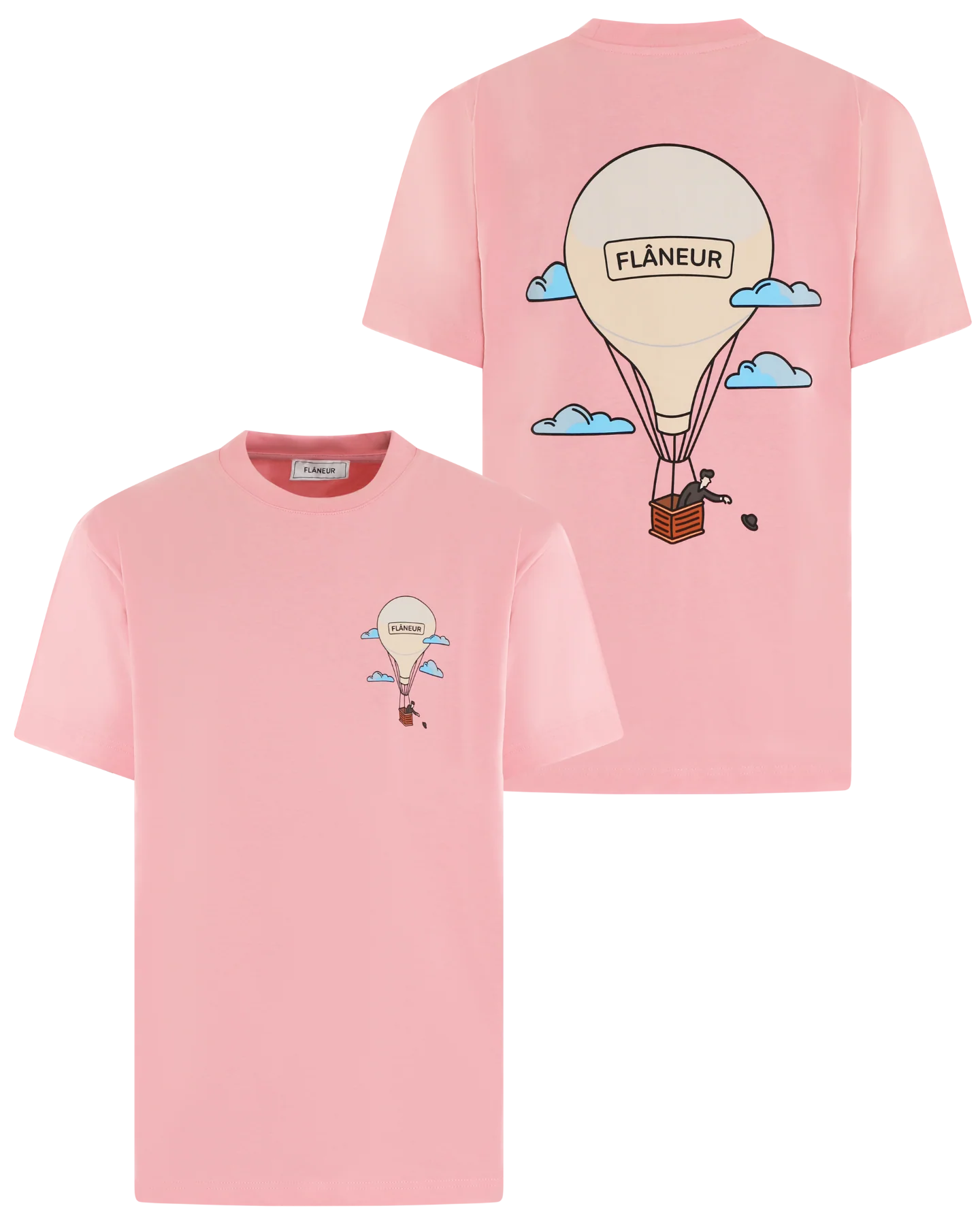 Flaneur Homme Heren aéronautique t-shirt