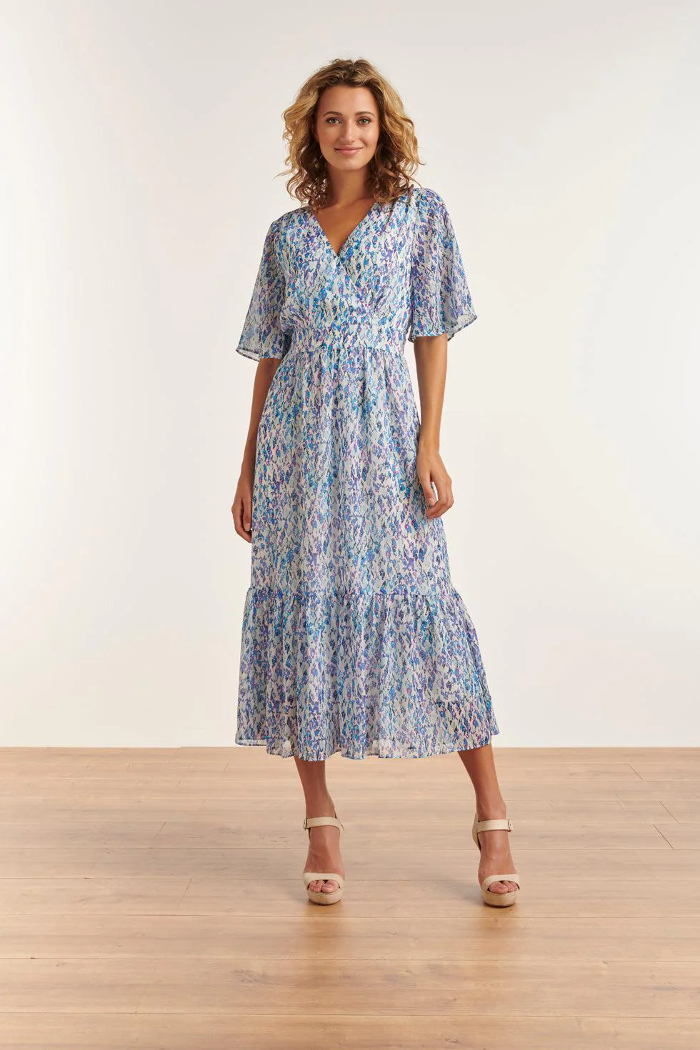 Smashed Lemon 23310 zomerjurk met grafische print- |