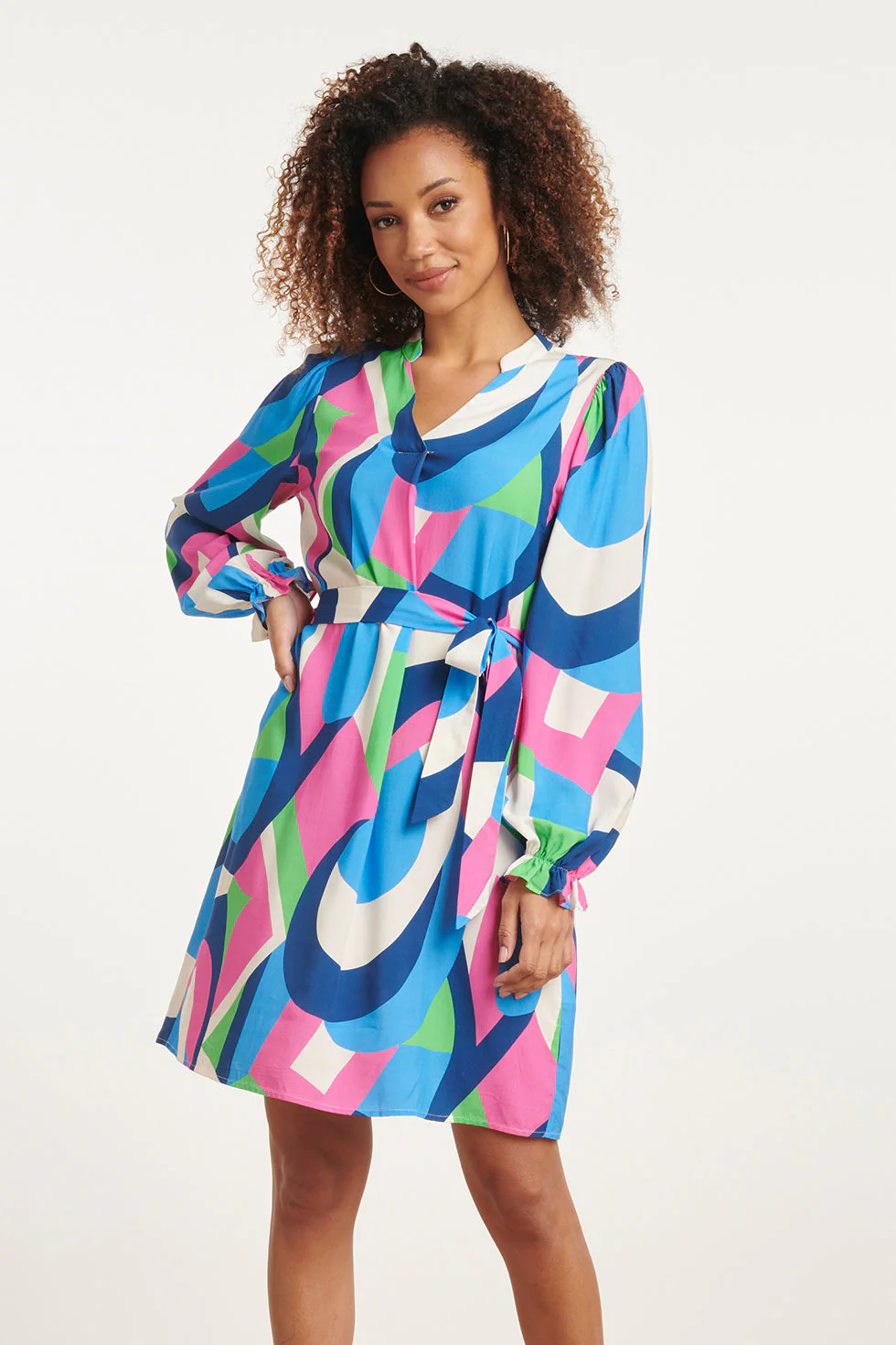 Smashed Lemon 24042 klassieke jurk |