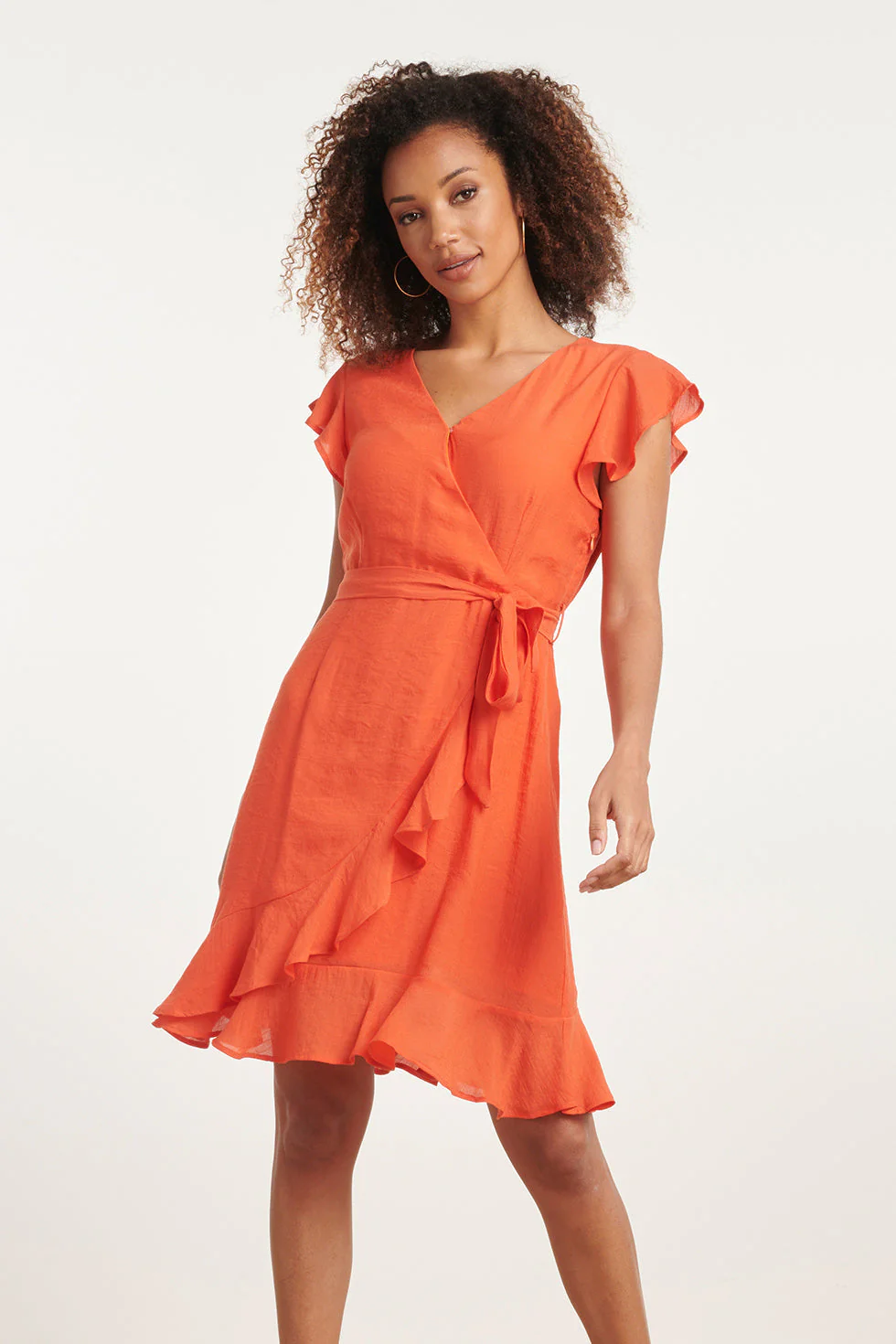 Smashed Lemon 24099 fitted wrap jurk |