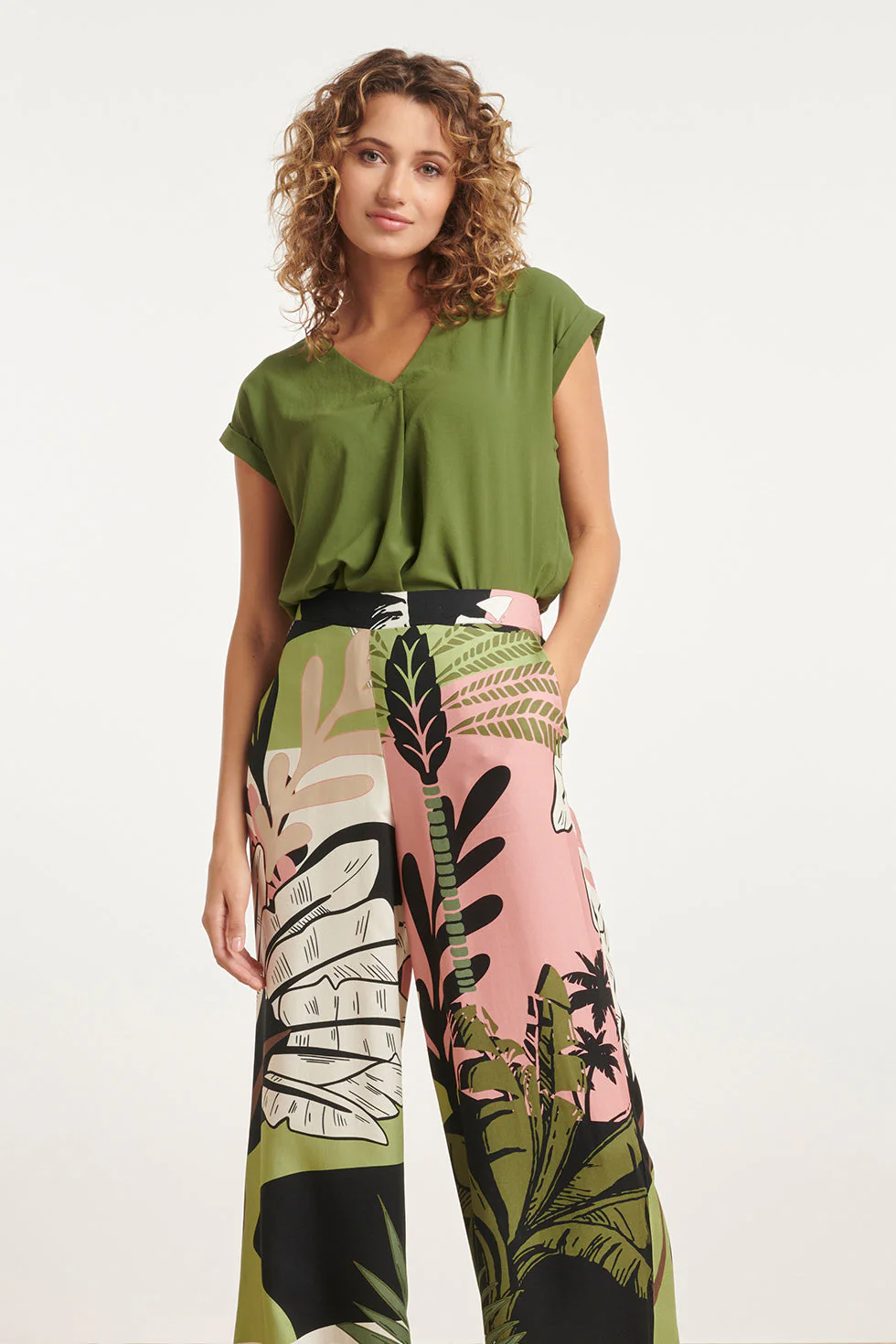 Smashed Lemon 24089 eenvoudige losvallende elegante topwarm mos |