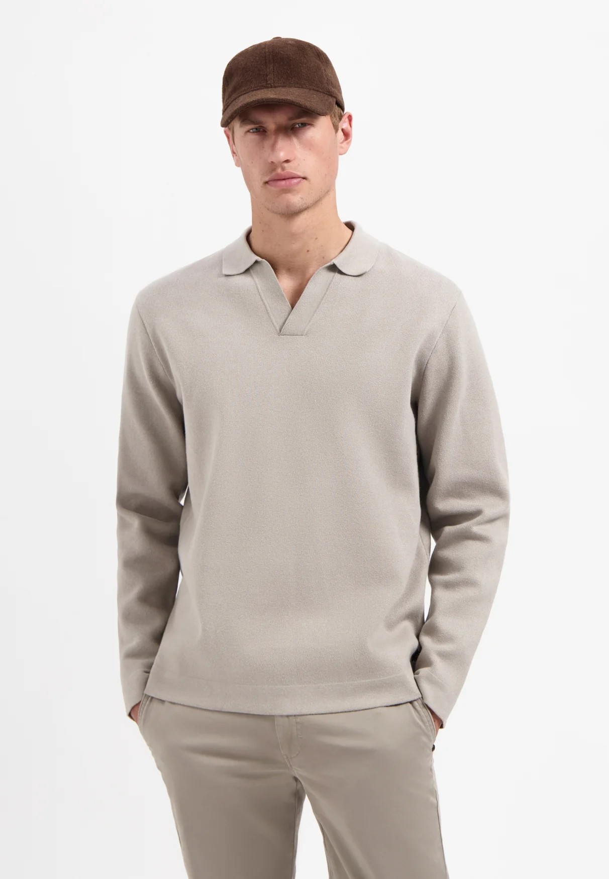 No Excess Heren pullover 29210819 018 clay