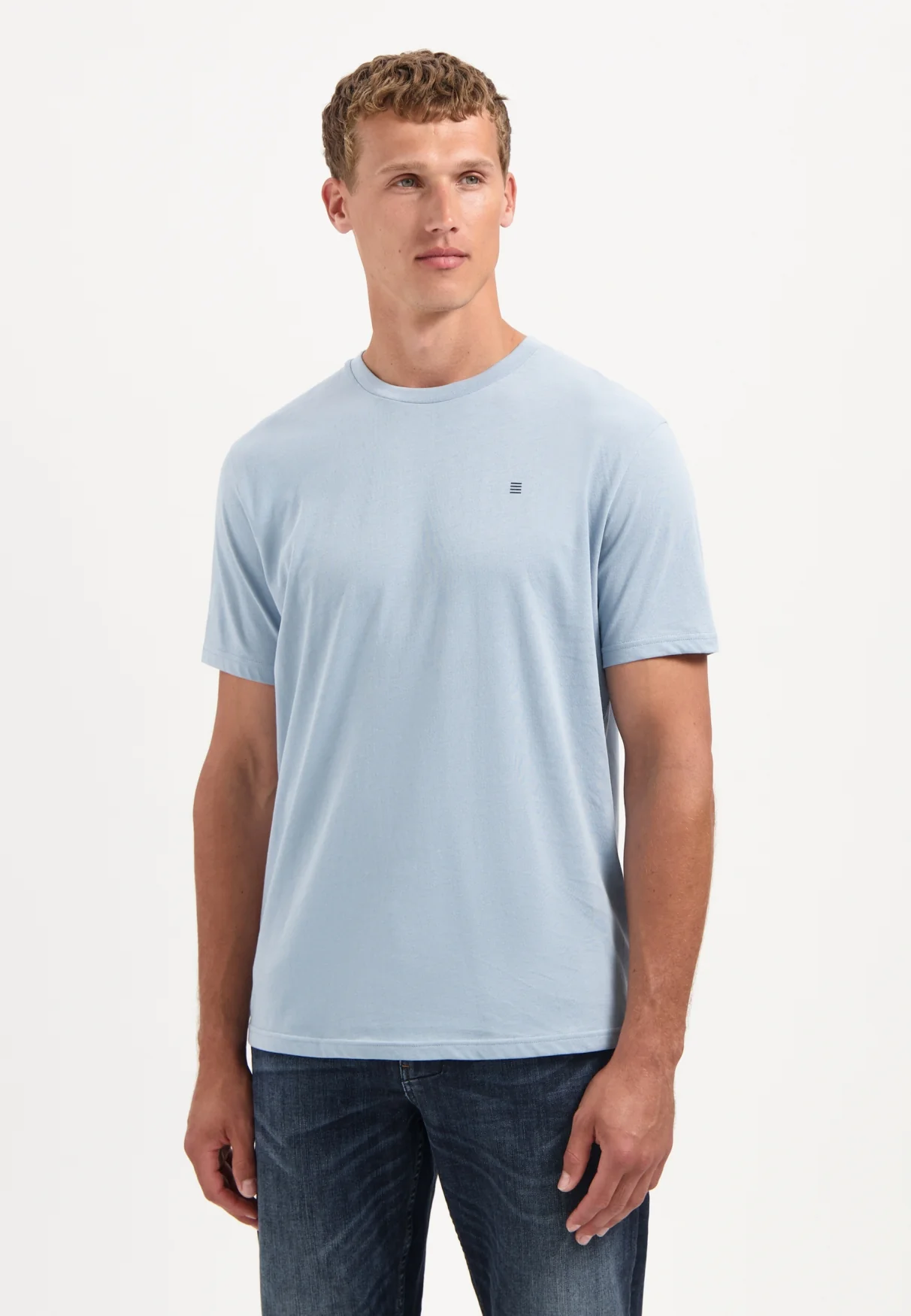 No Excess Heren shirt 29340701sn 138 dusty blue