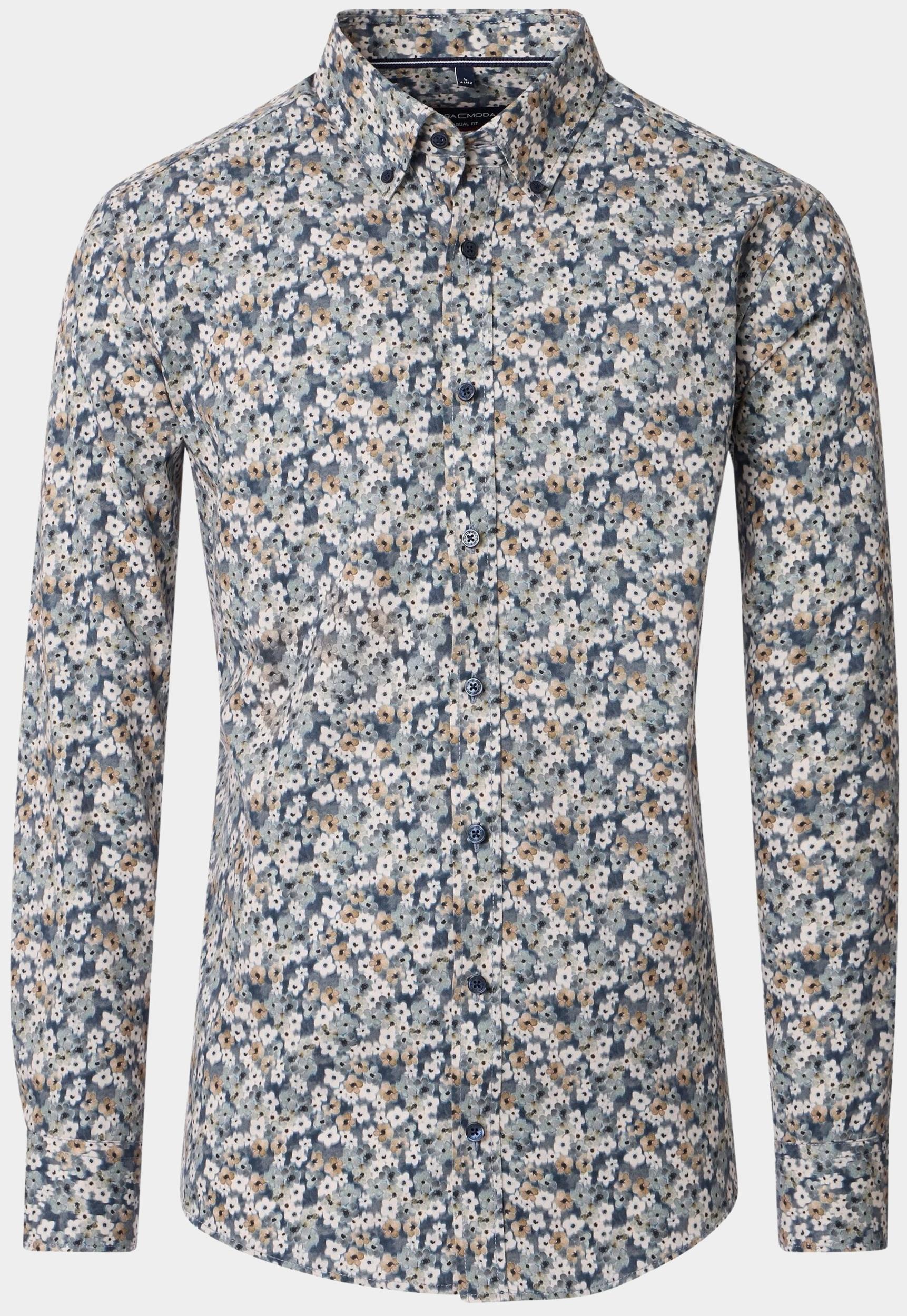 Casamoda Casual hemd lange mouw b.d. casual fit 454484500/700