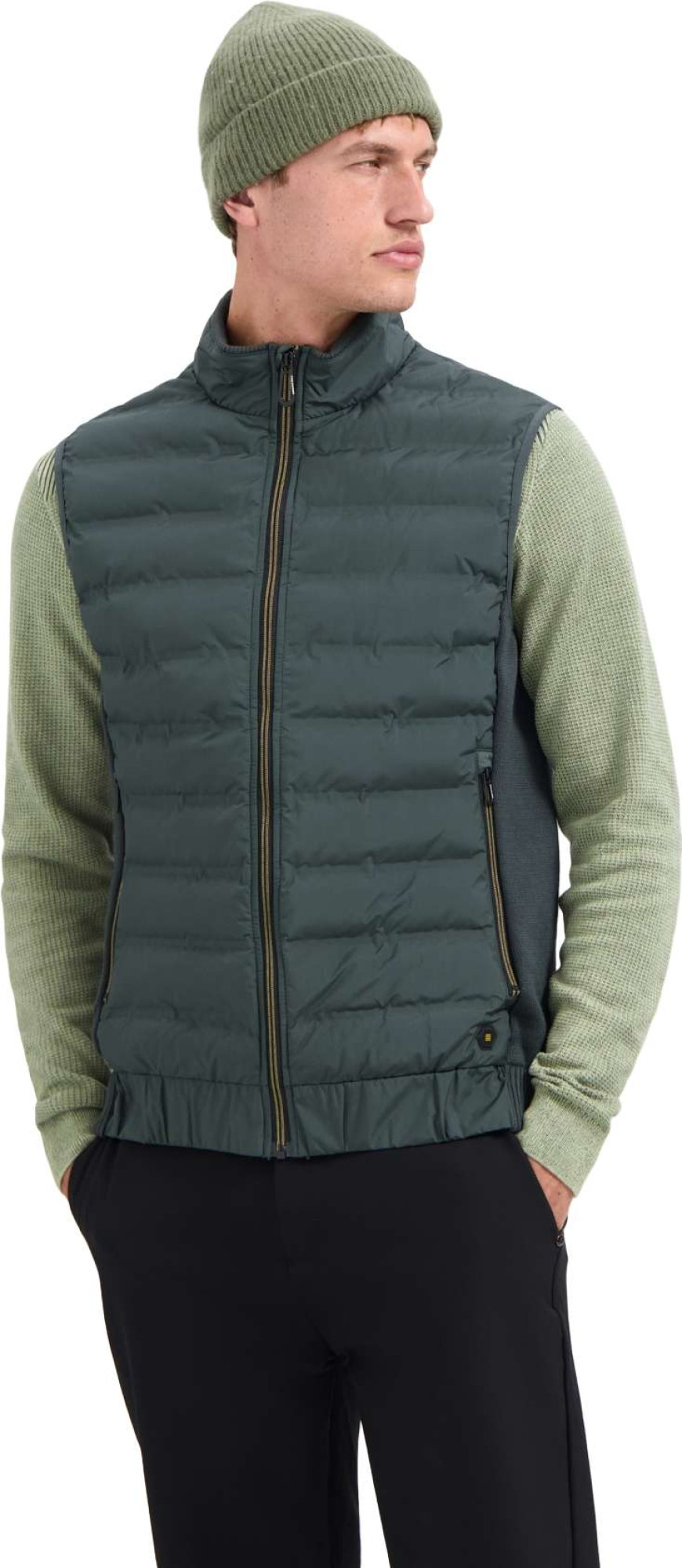 No Excess Bodywarmer padded sealed mix with k dark steel