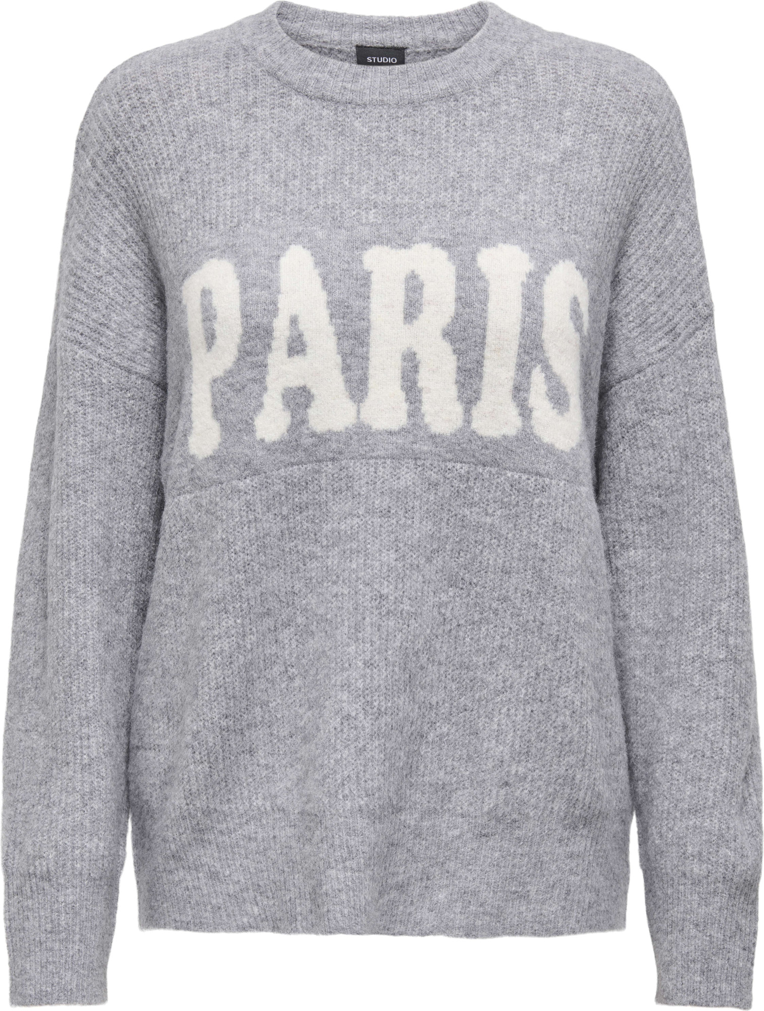 Only Onljerico l/s pullover knt noos grey melange/cd pa