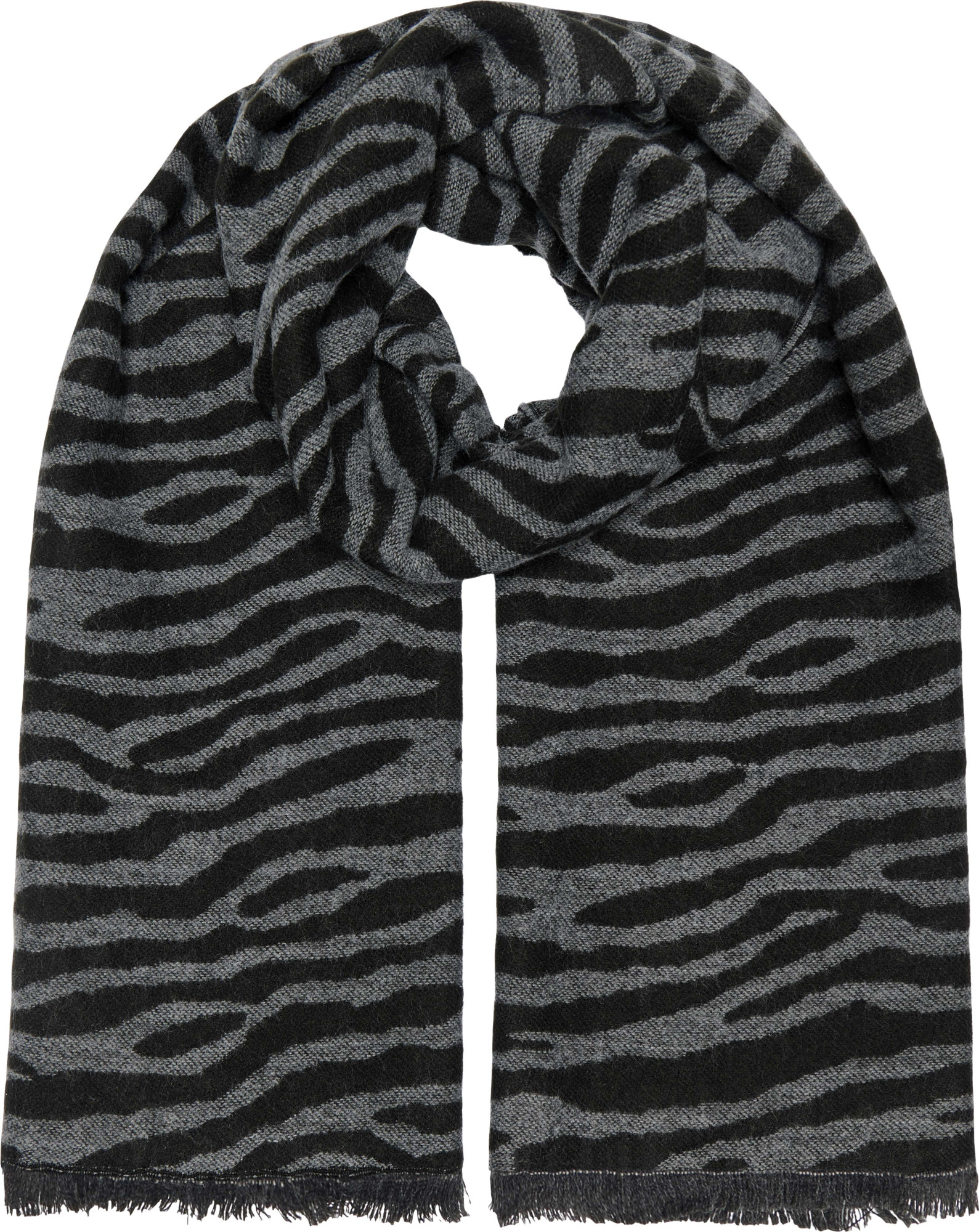 Only Onlmila leo woven scarf cc medium grey melange/