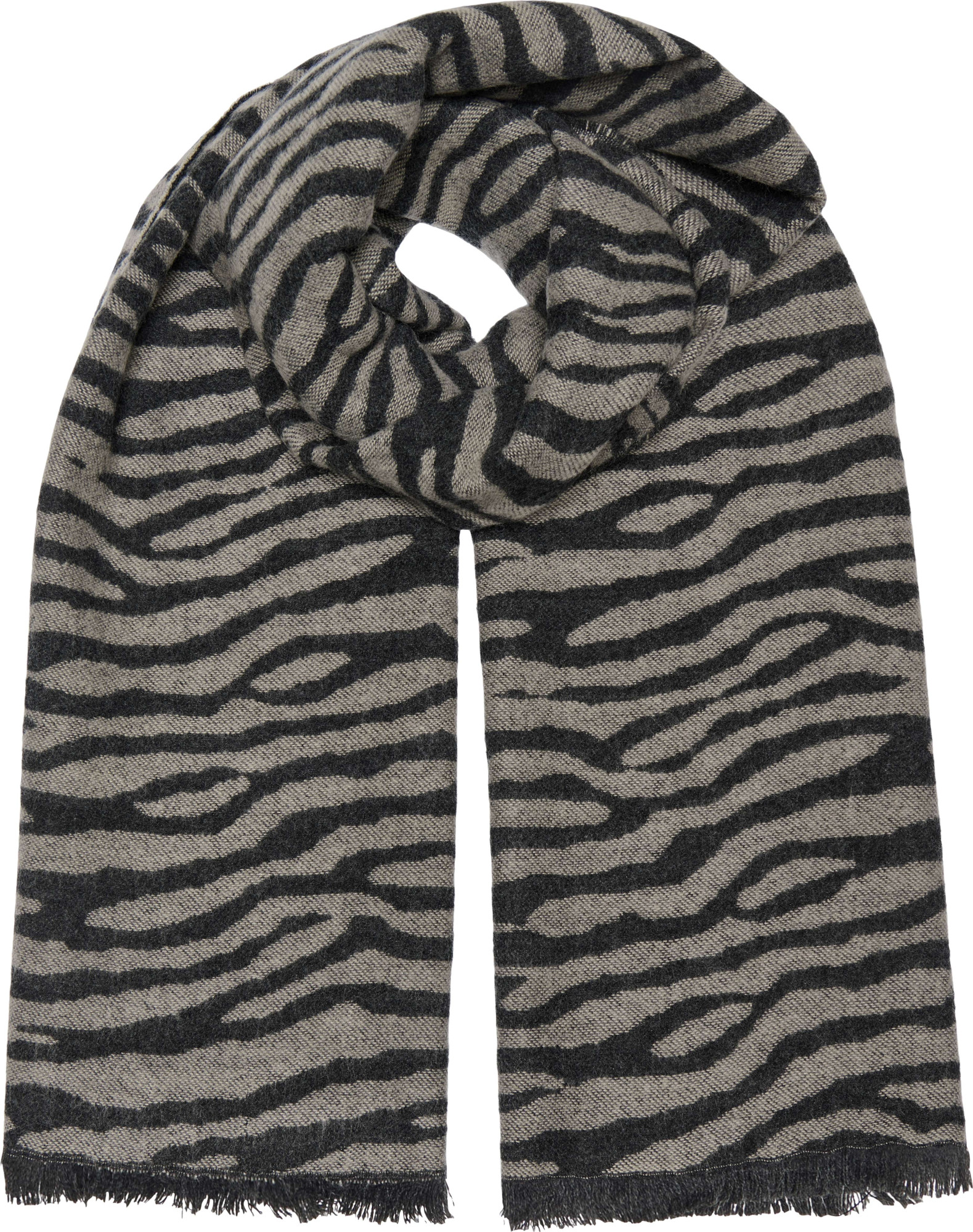 Only Onlmila leo woven scarf cc pure cashmere/tiger